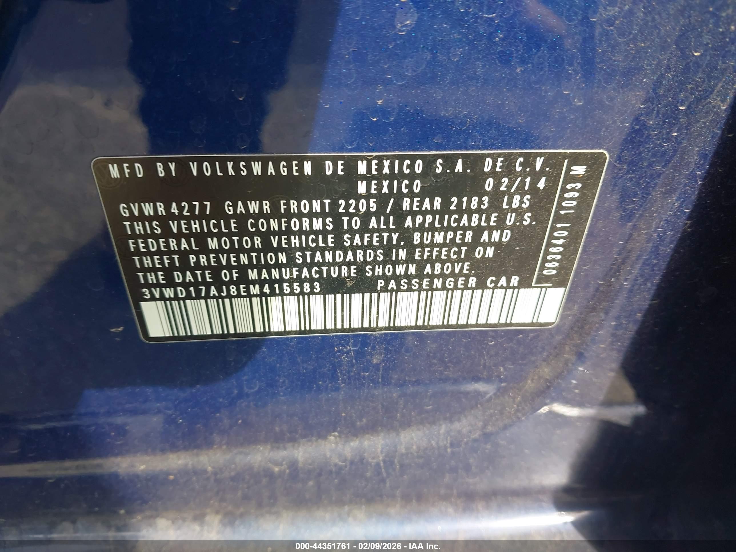 VOLKSWAGEN JETTA image 9