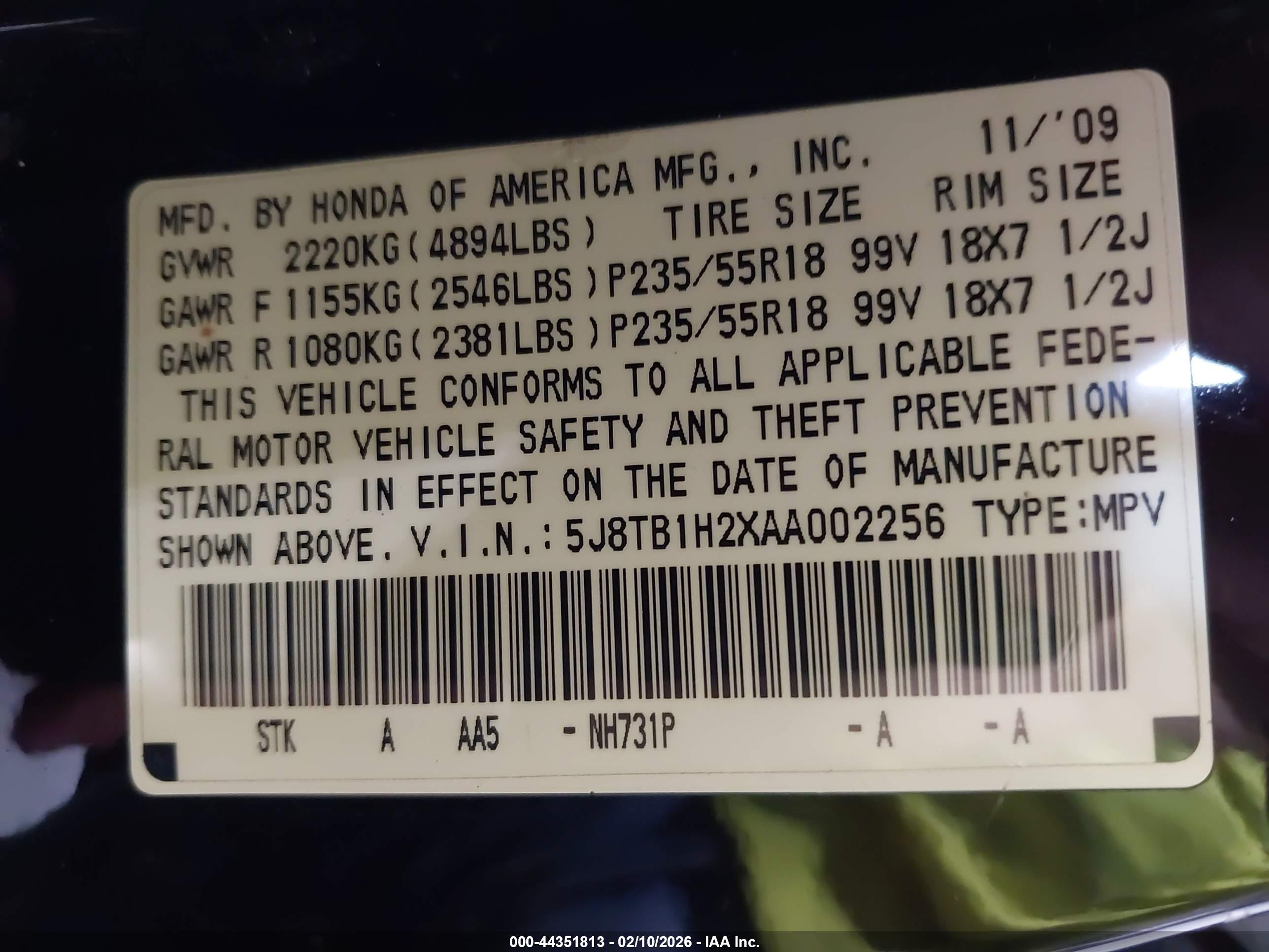 ACURA RDX image 9