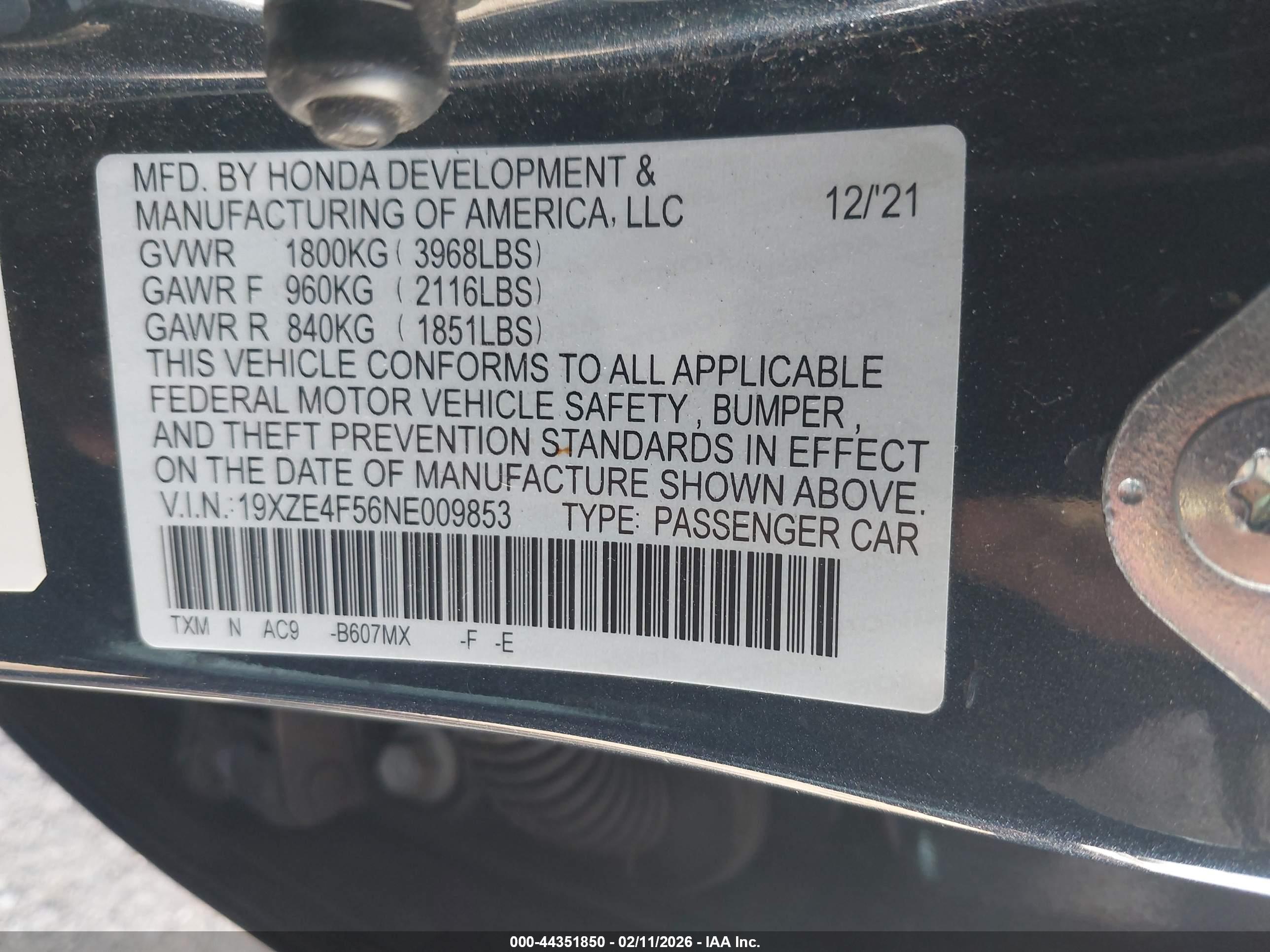 HONDA INSIGHT image 9