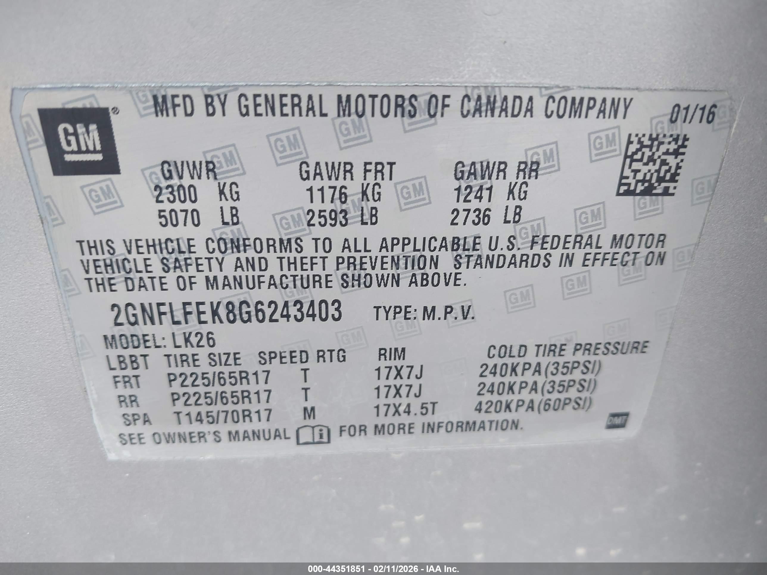 CHEVROLET EQUINOX image 9
