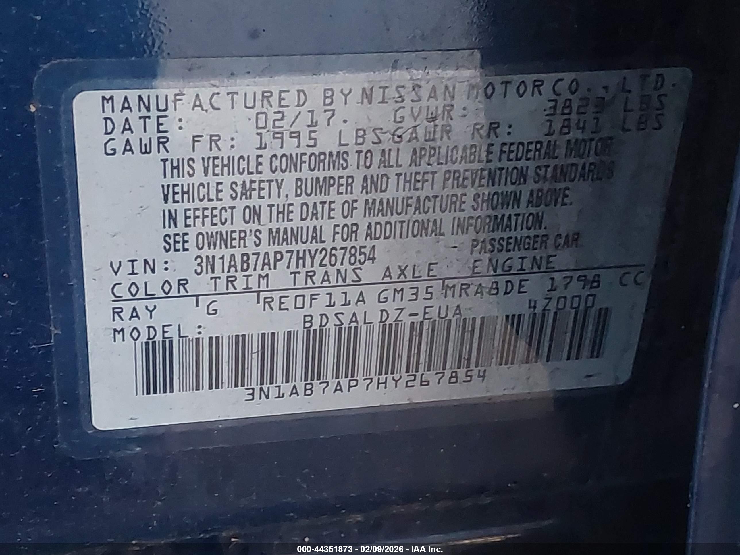 NISSAN SENTRA image 9