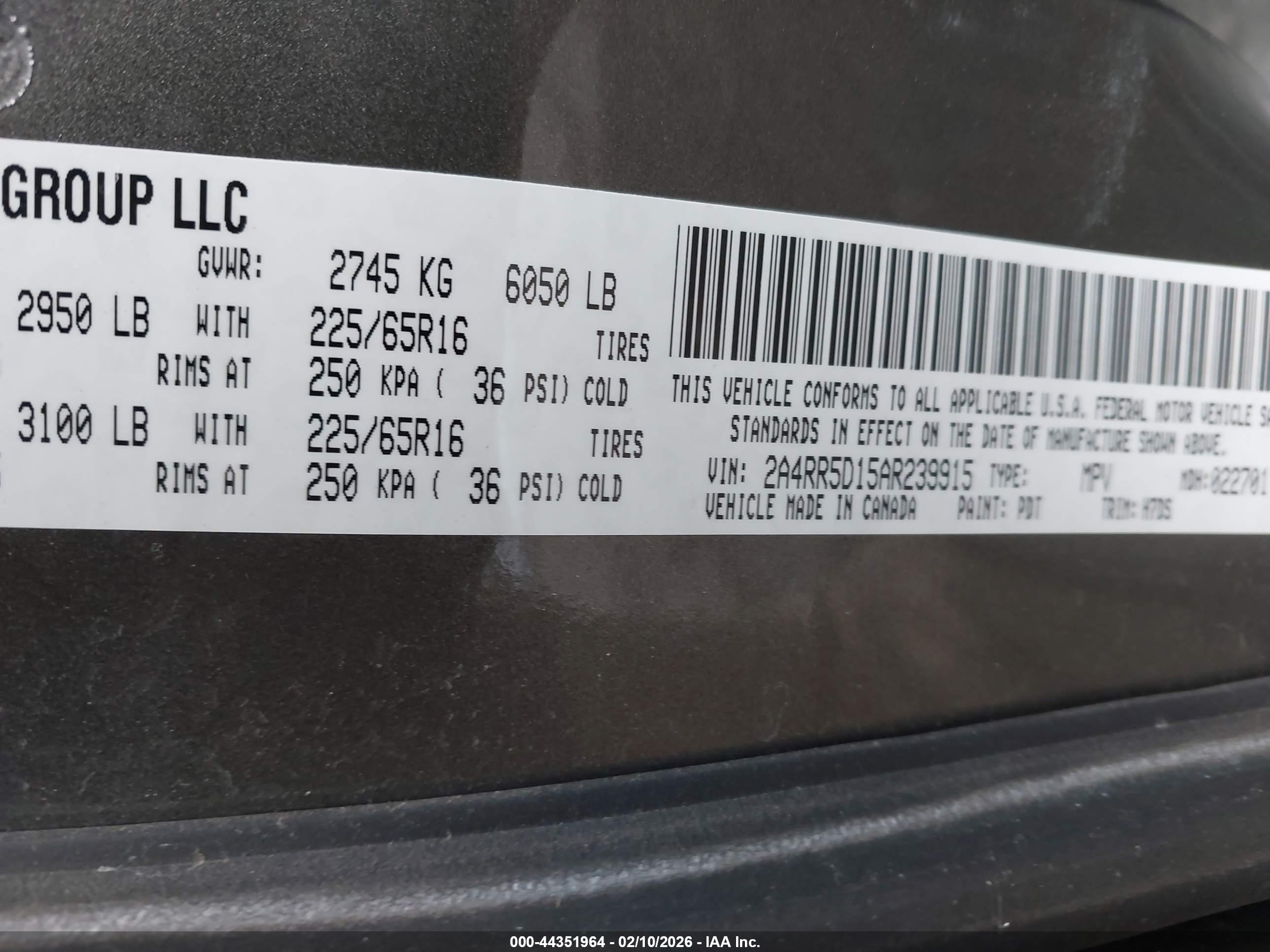 CHRYSLER TOWN image 9