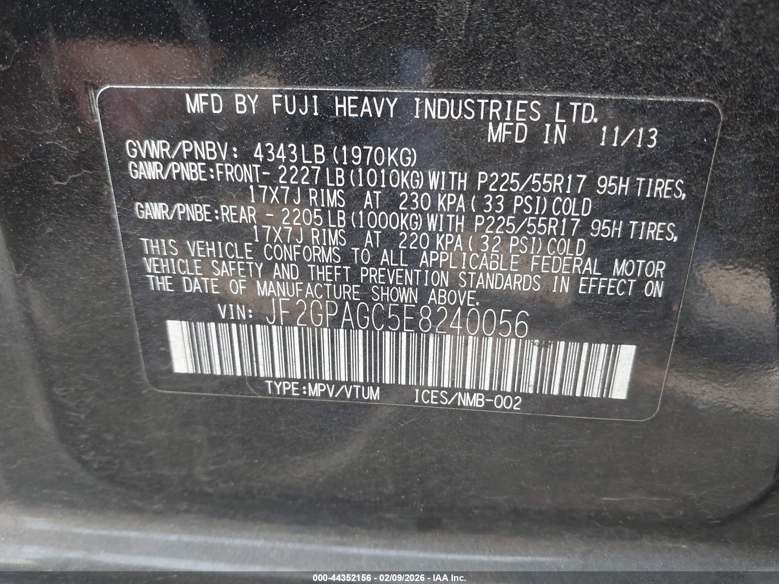SUBARU XV image 9
