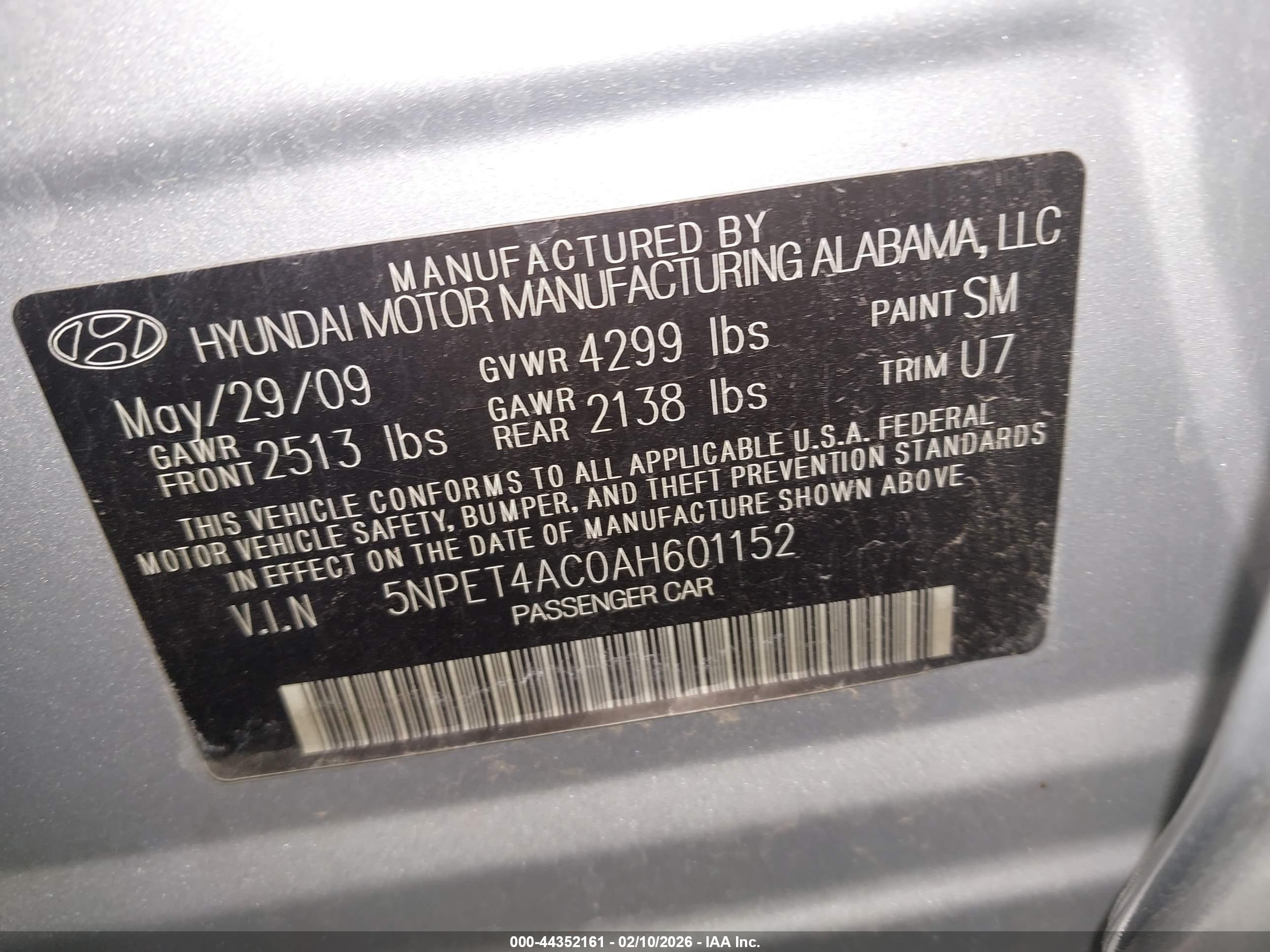 HYUNDAI SONATA image 9