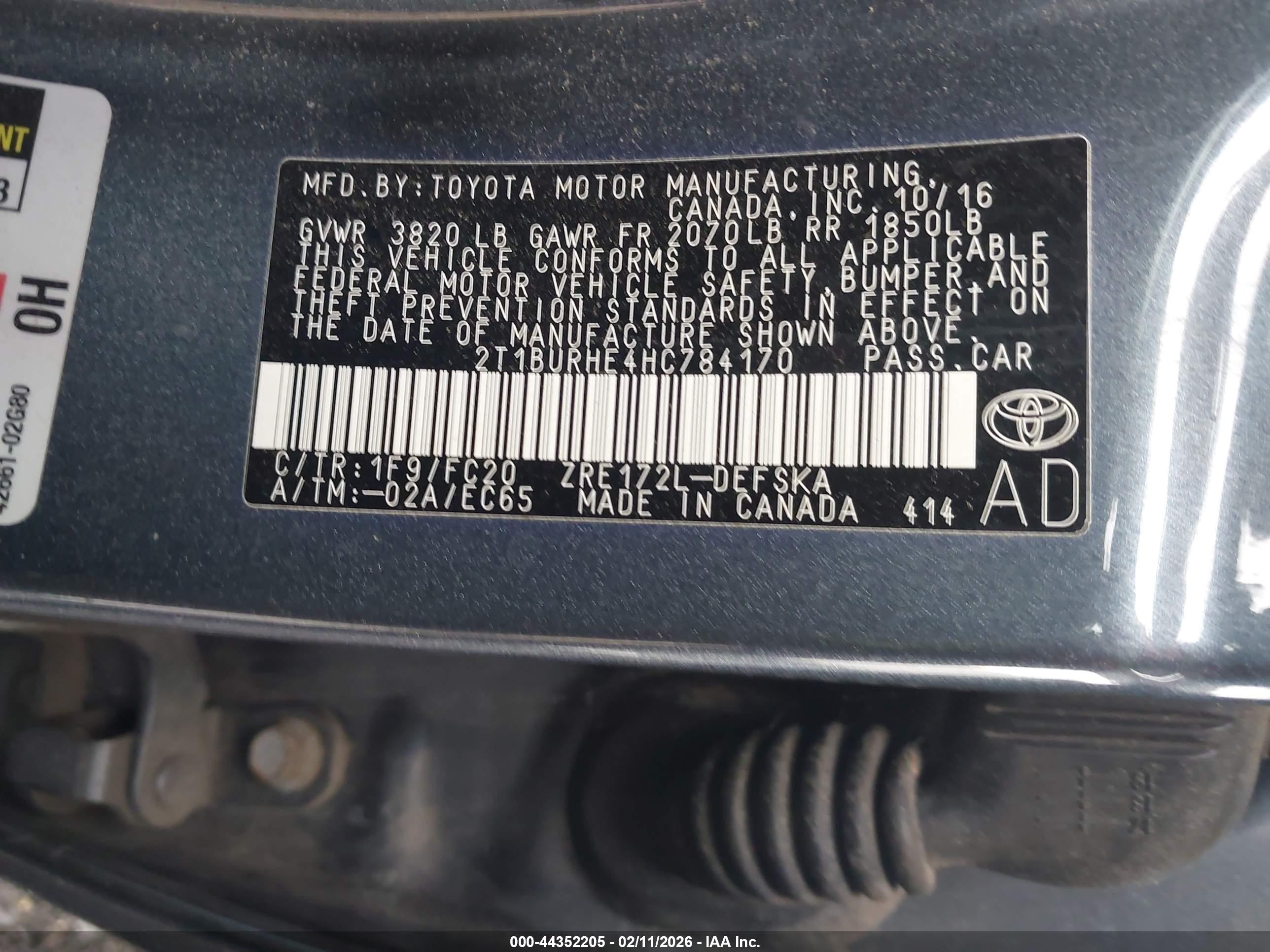 TOYOTA COROLLA image 9