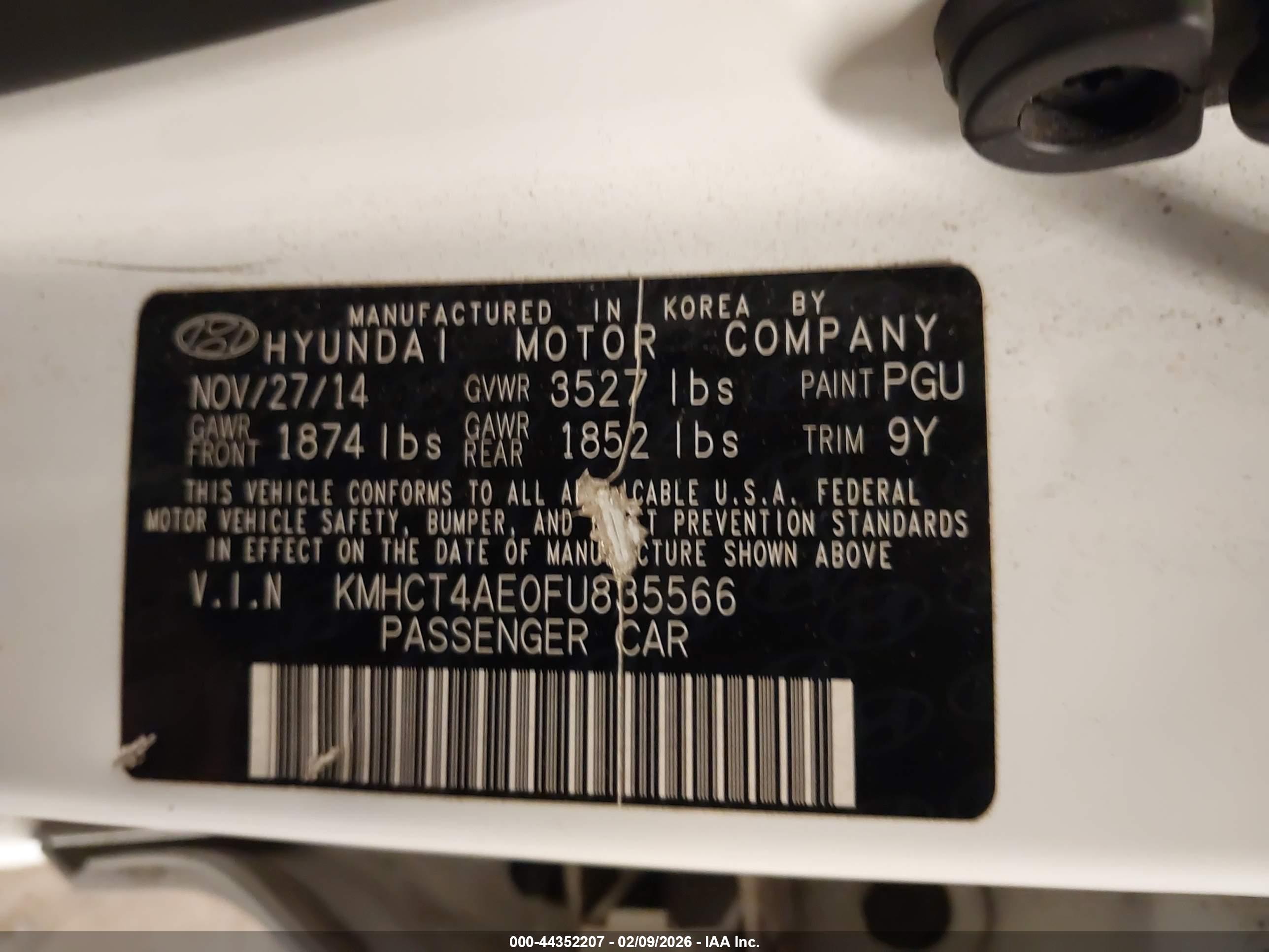 HYUNDAI ACCENT image 9