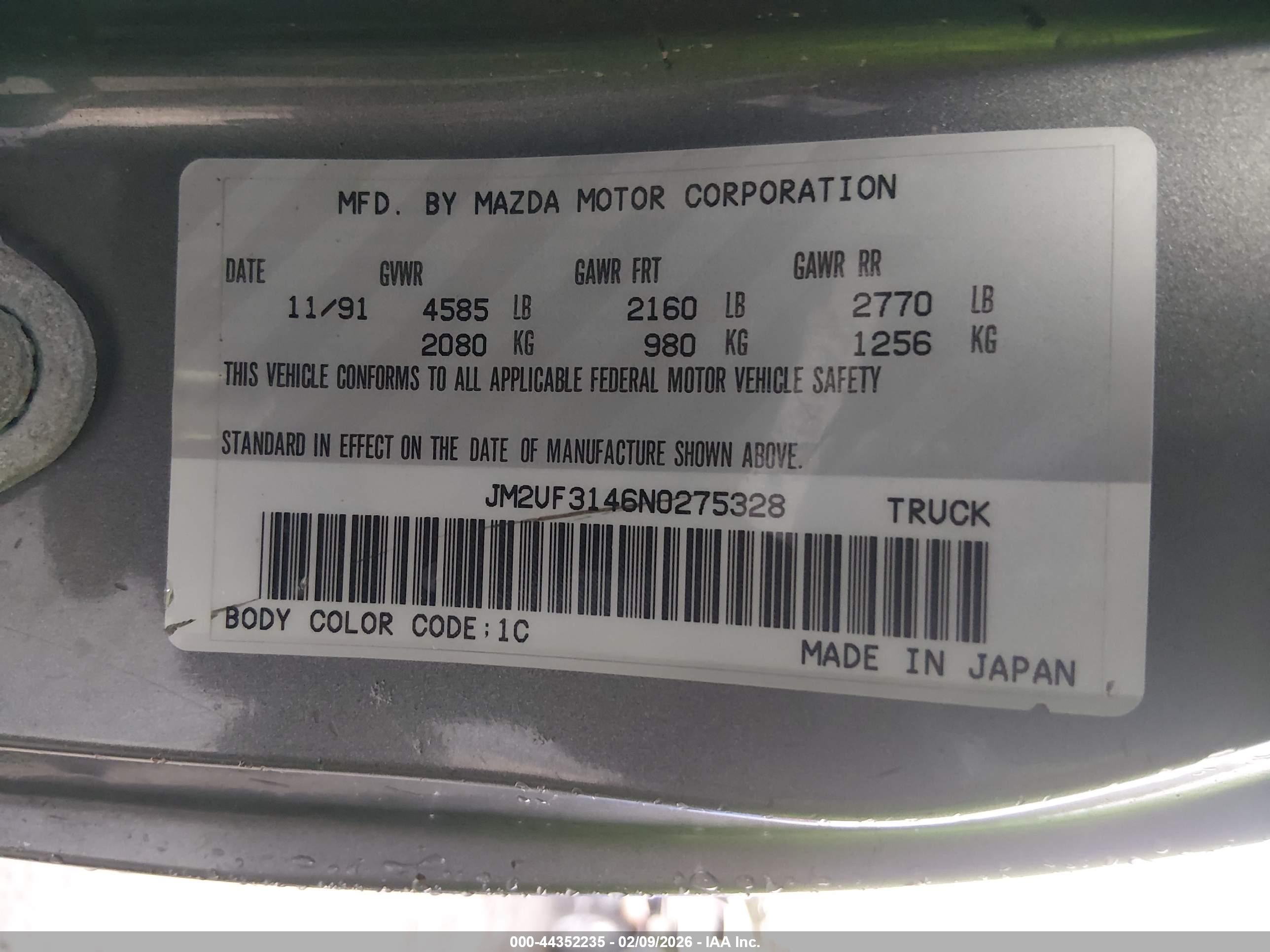 MAZDA B2600 image 9