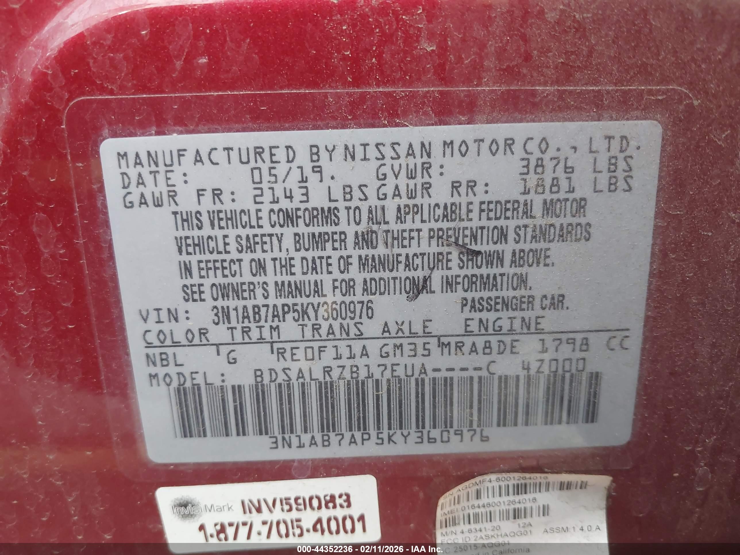 NISSAN SENTRA image 9