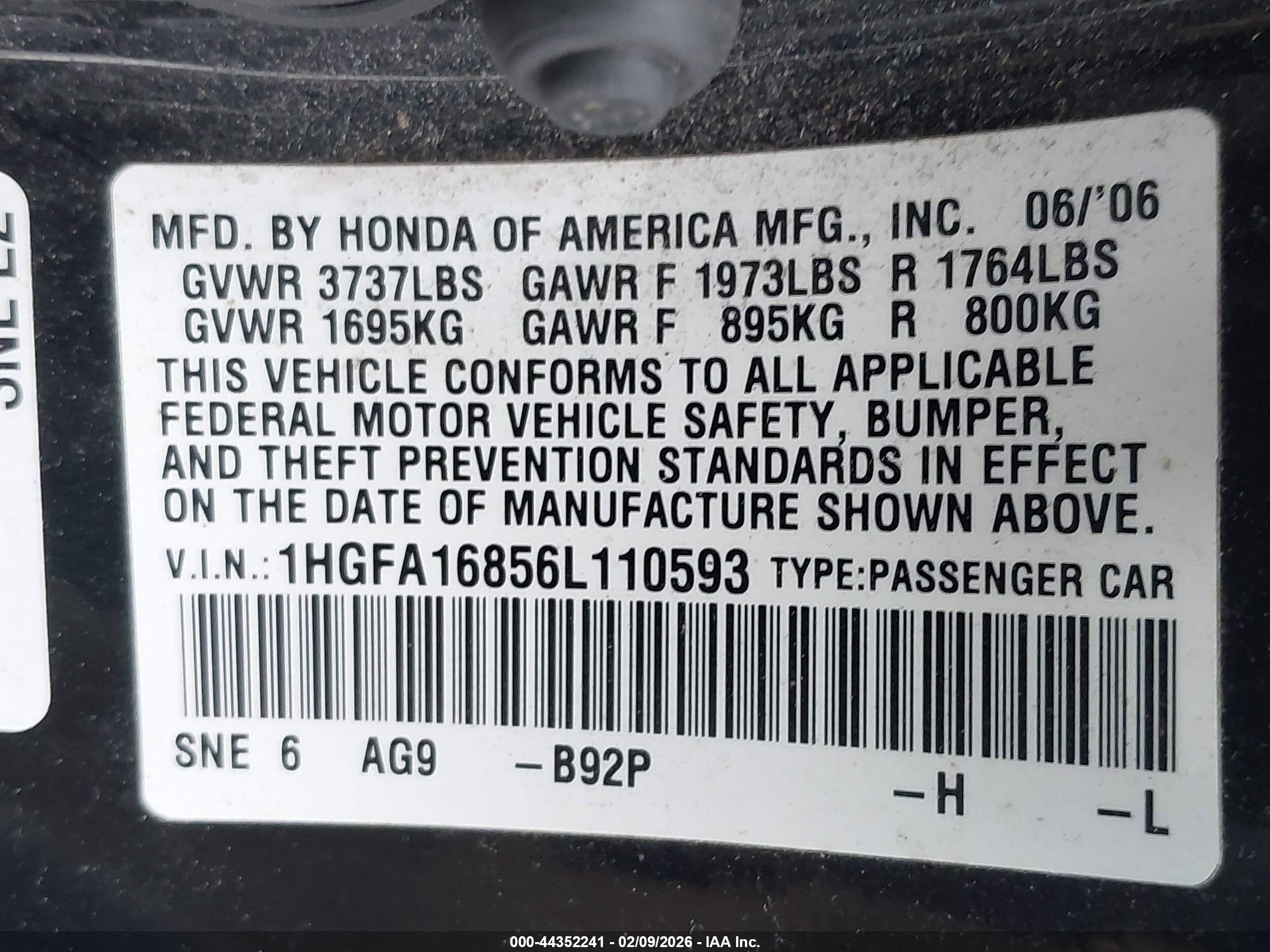 HONDA CIVIC image 9