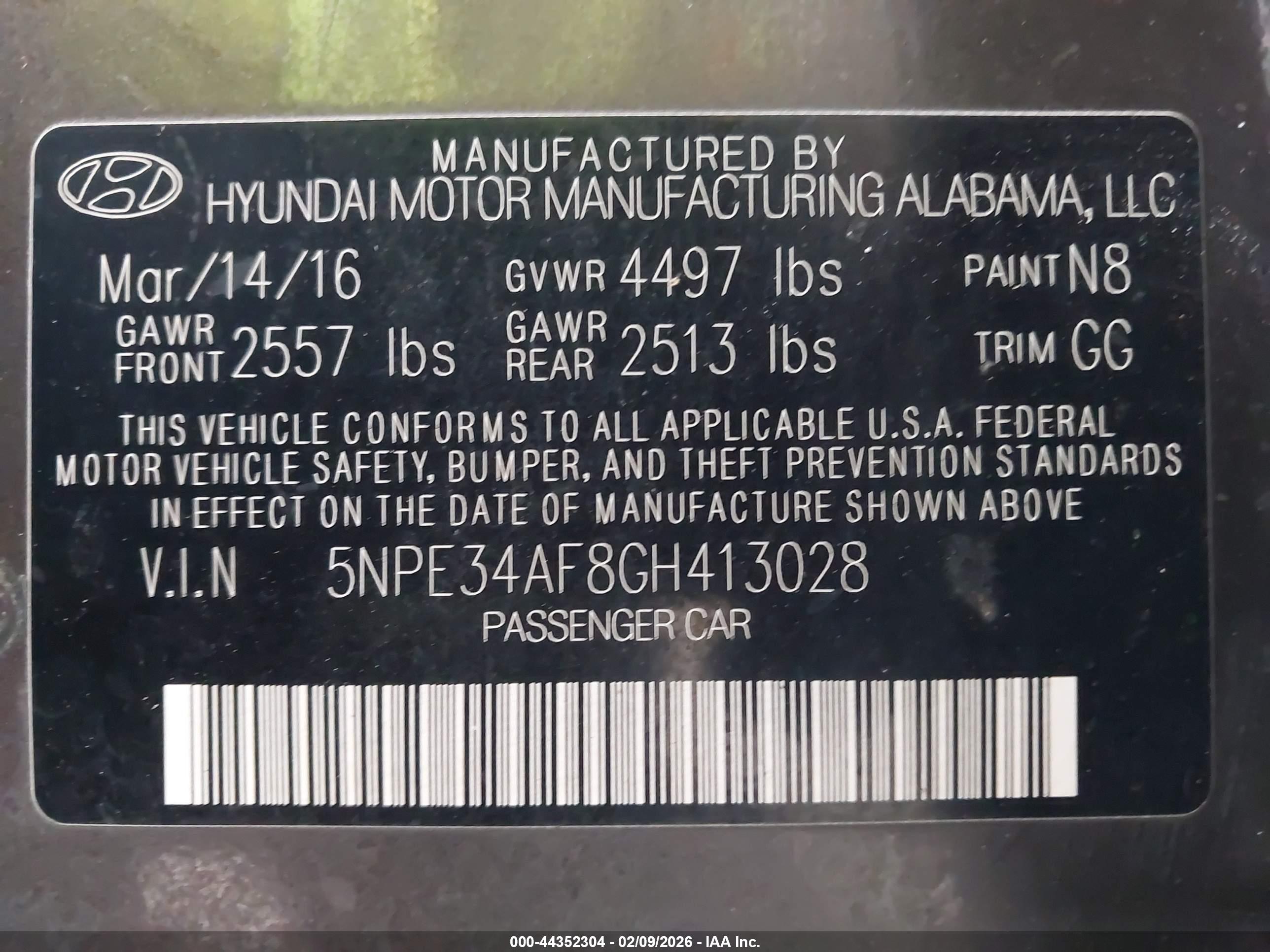 HYUNDAI SONATA image 9