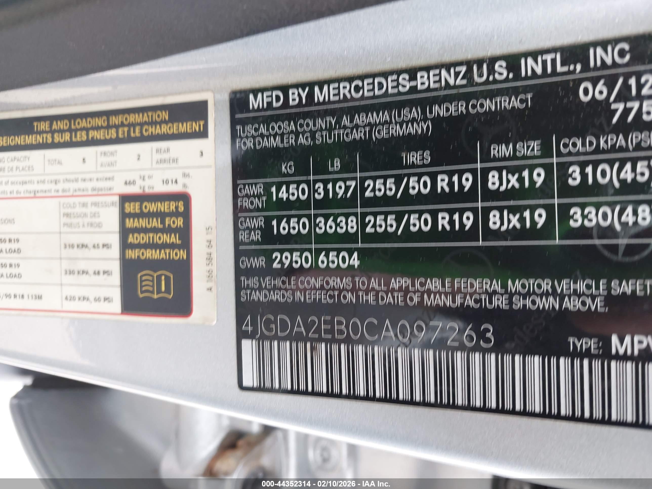 MERCEDES-BENZ ML image 9