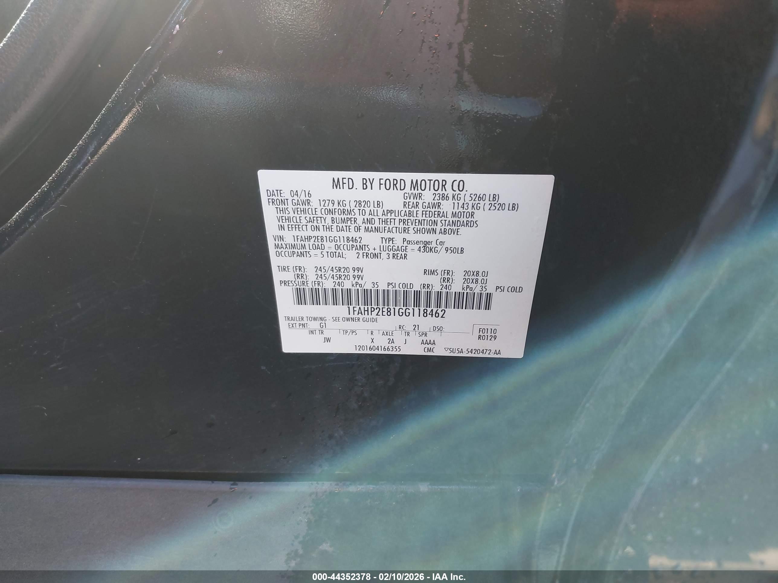 FORD TAURUS image 9