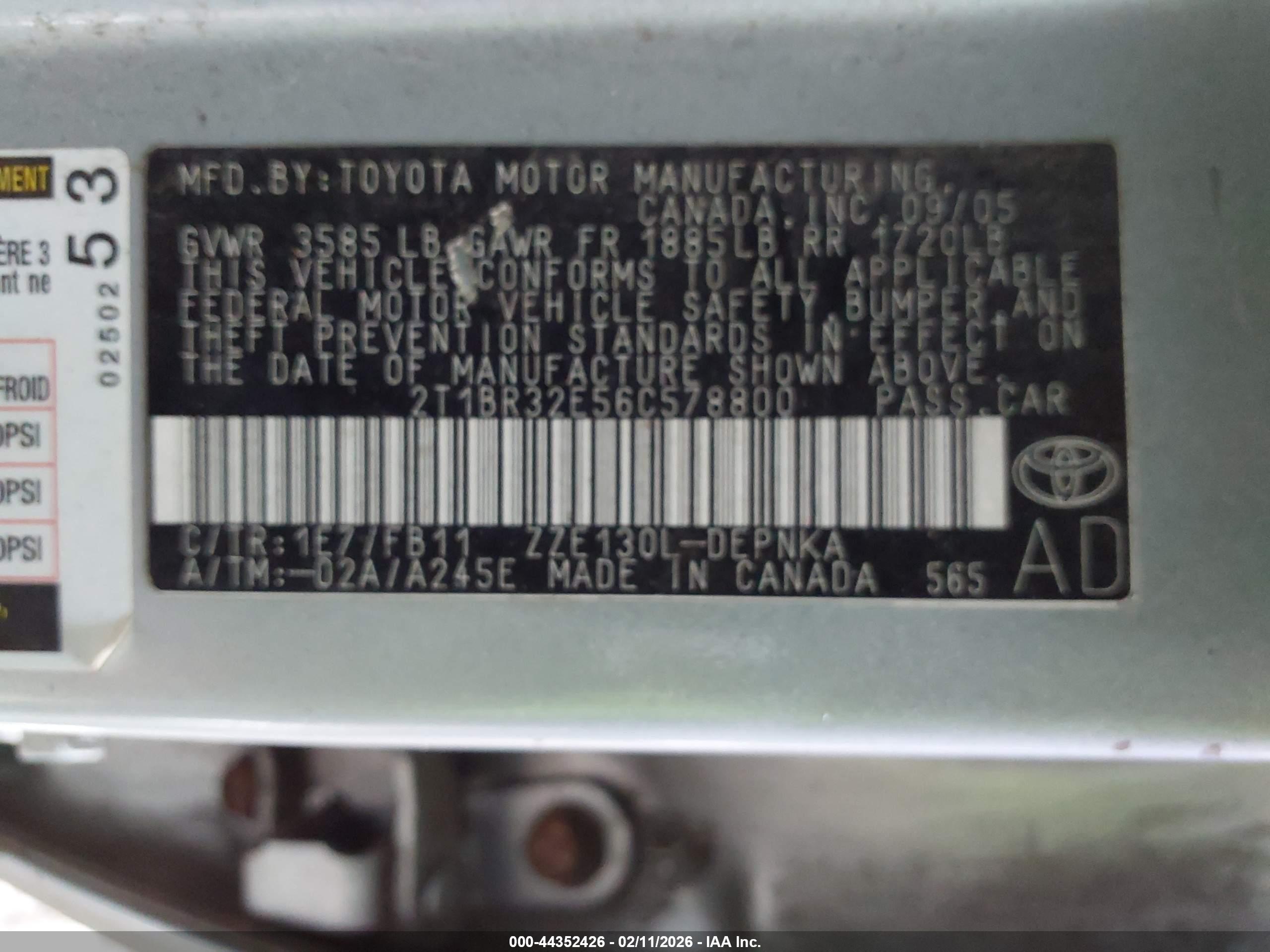TOYOTA COROLLA image 9