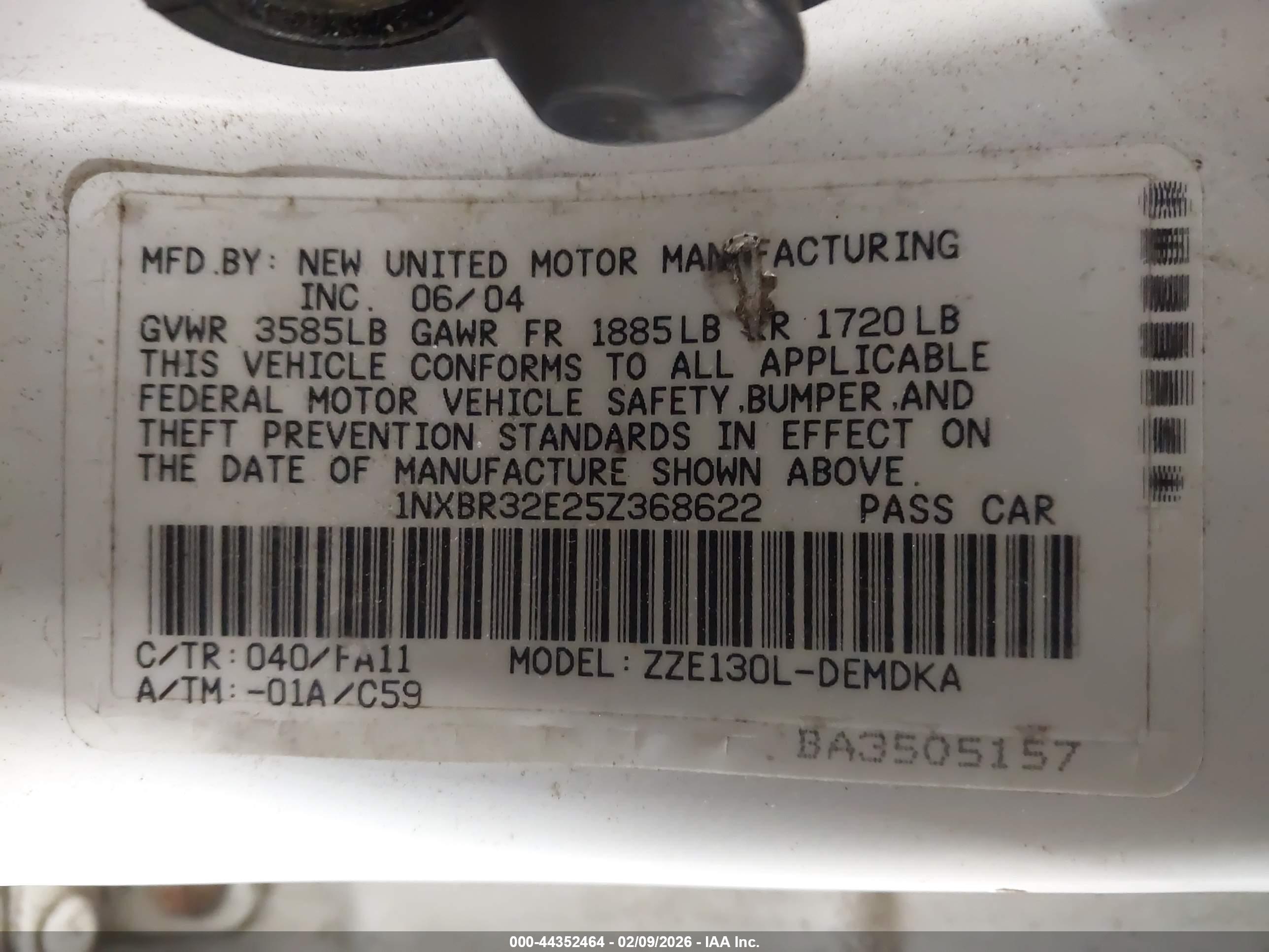 TOYOTA COROLLA image 9