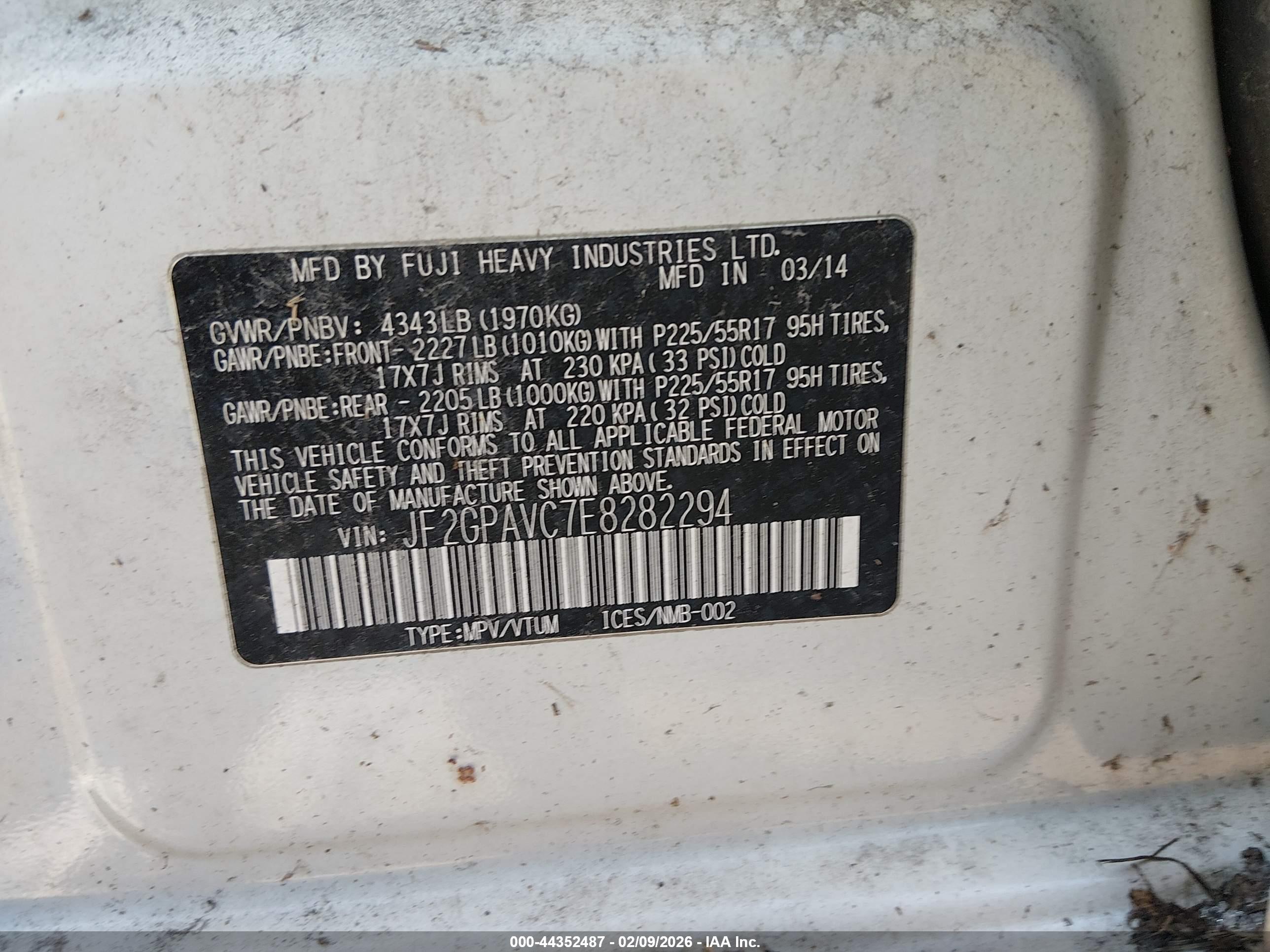 SUBARU XV image 9