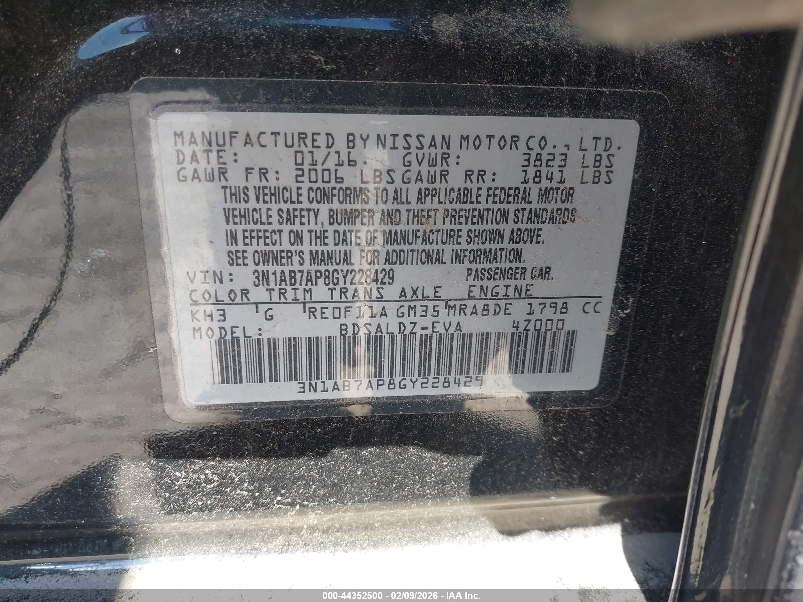 NISSAN SENTRA image 9
