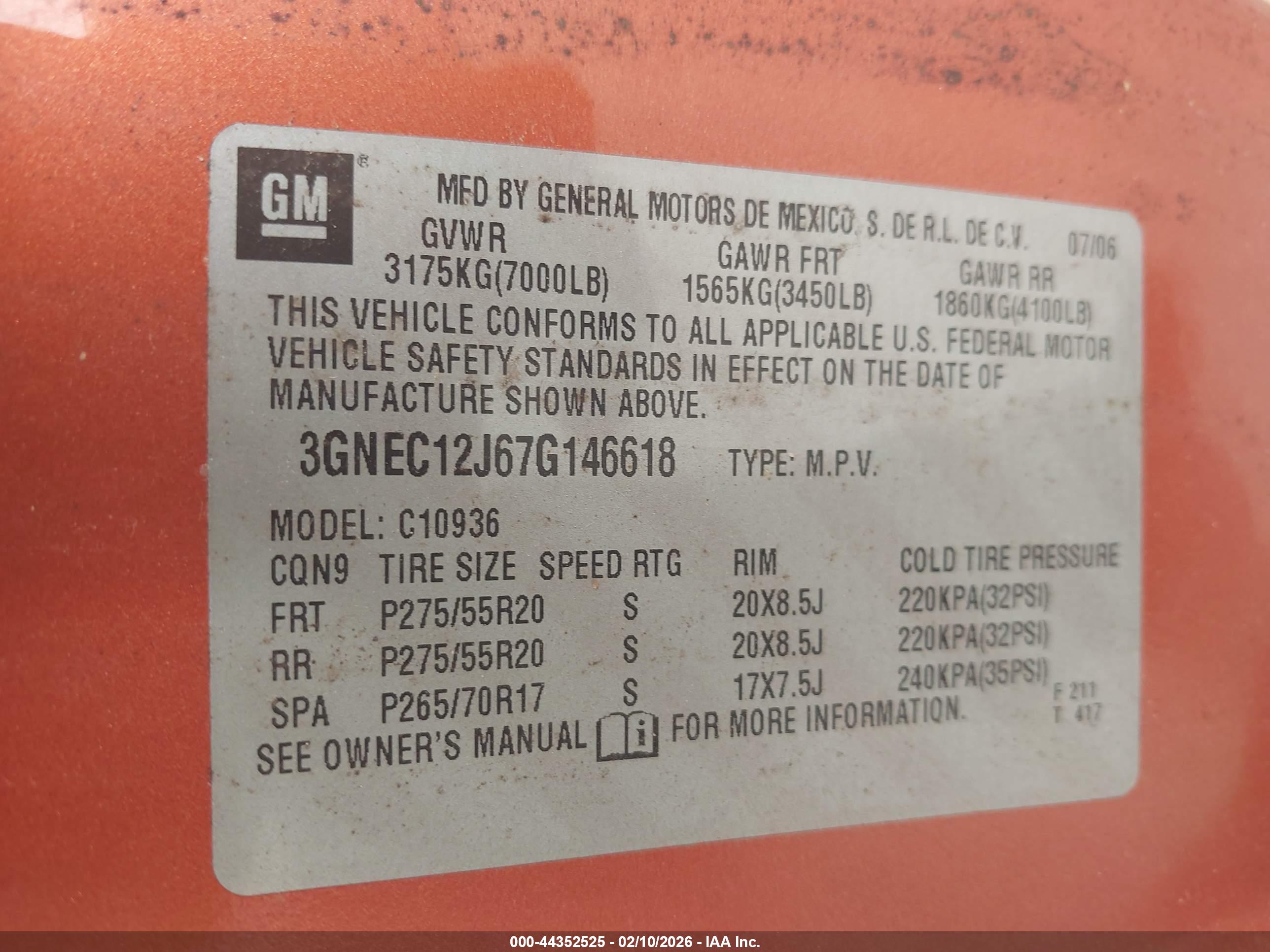 CHEVROLET AVALANCHE image 9