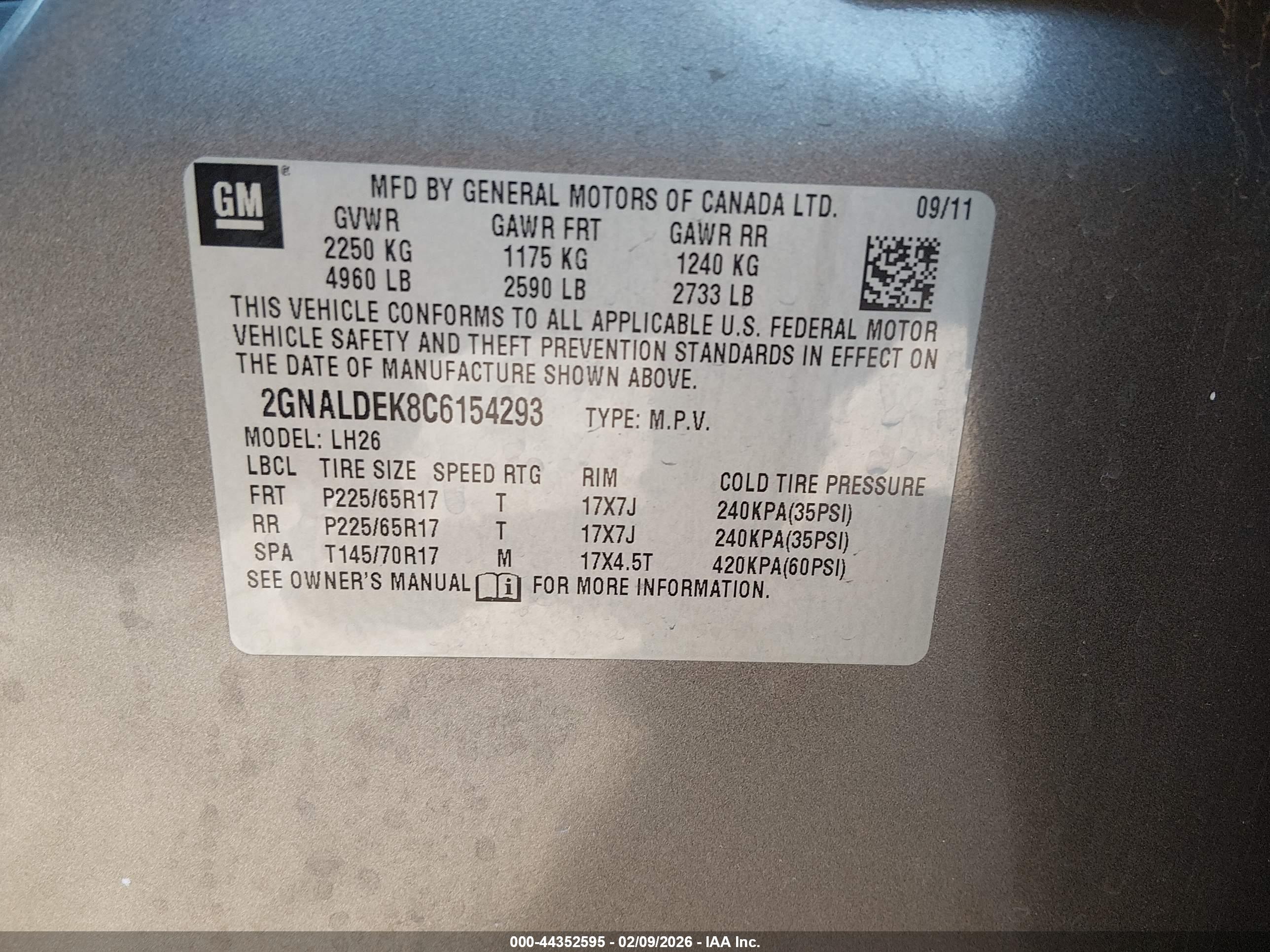 CHEVROLET EQUINOX image 9
