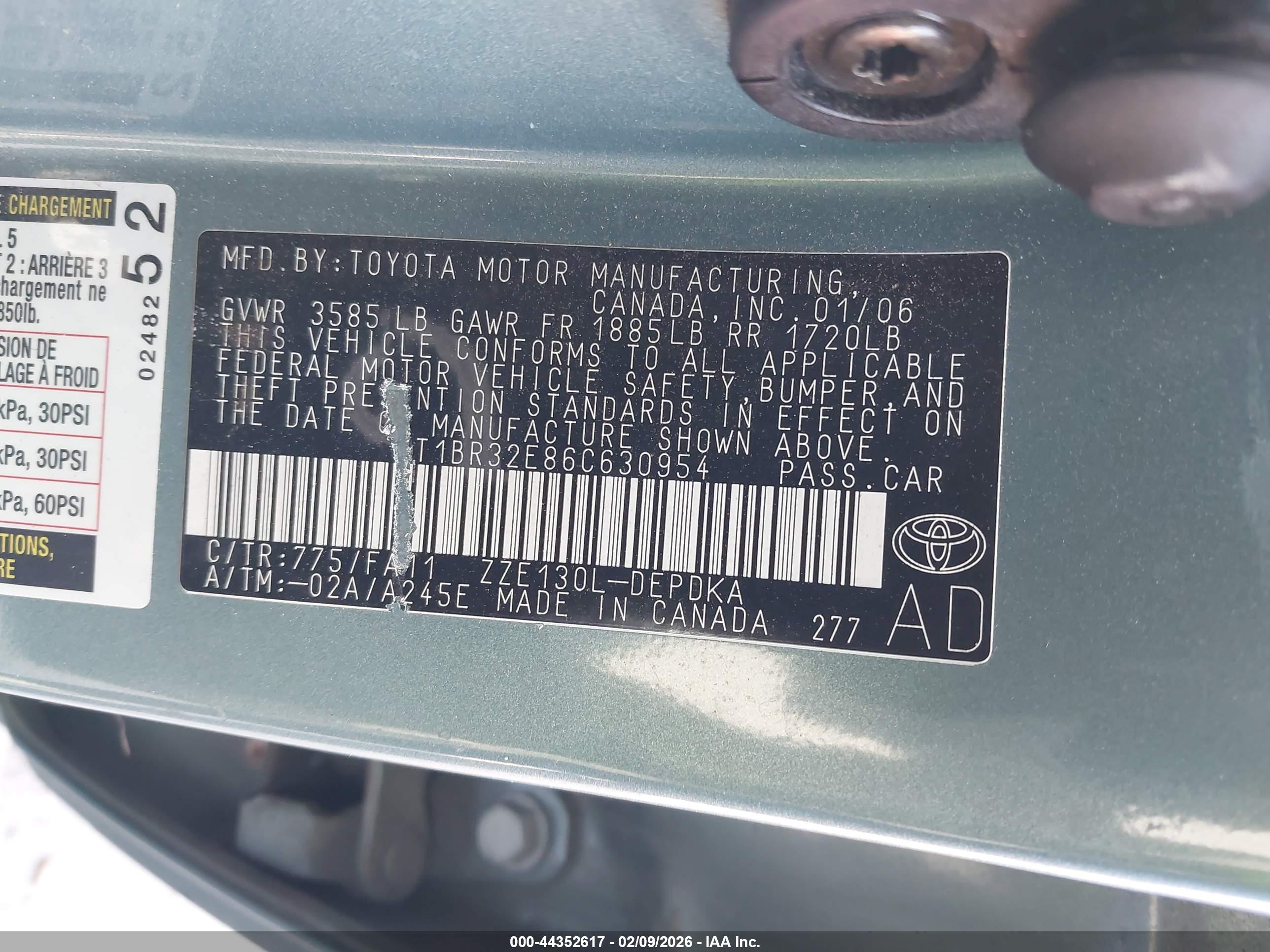 TOYOTA COROLLA image 9