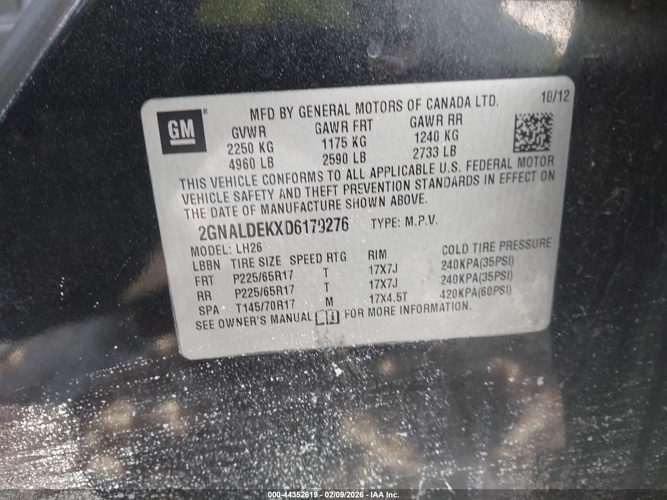 CHEVROLET EQUINOX image 9