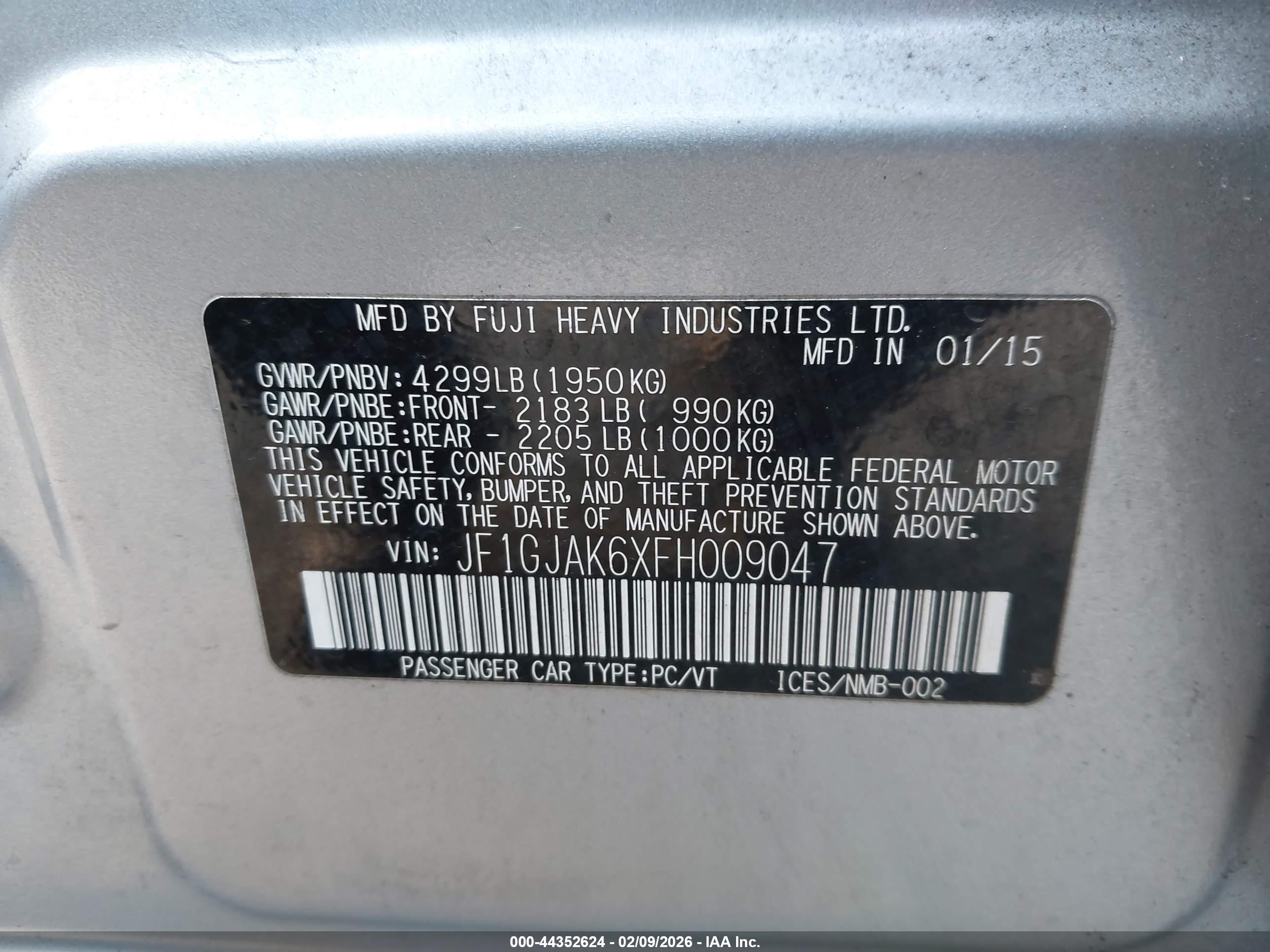 SUBARU IMPREZA image 9