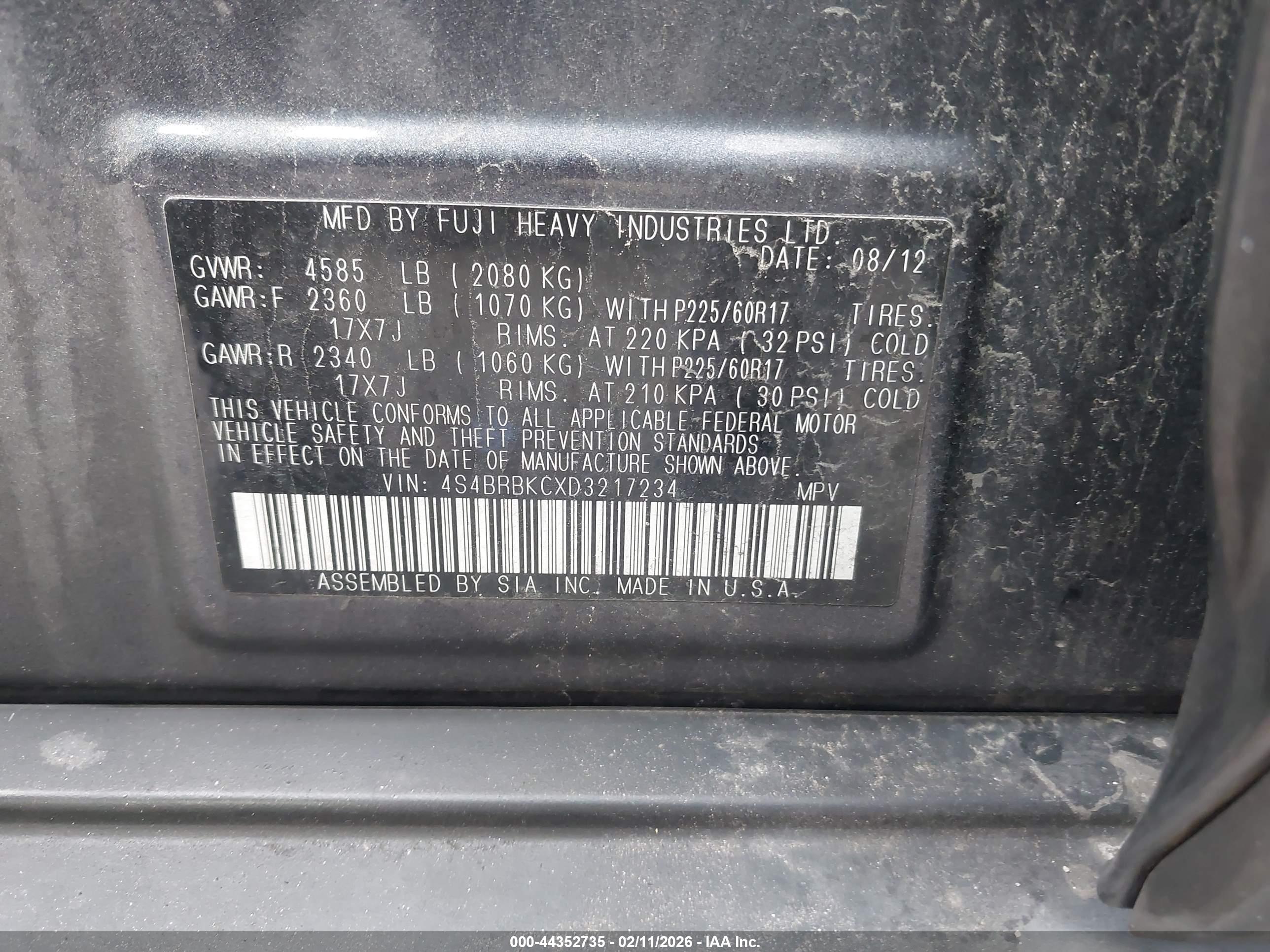 SUBARU OUTBACK image 9