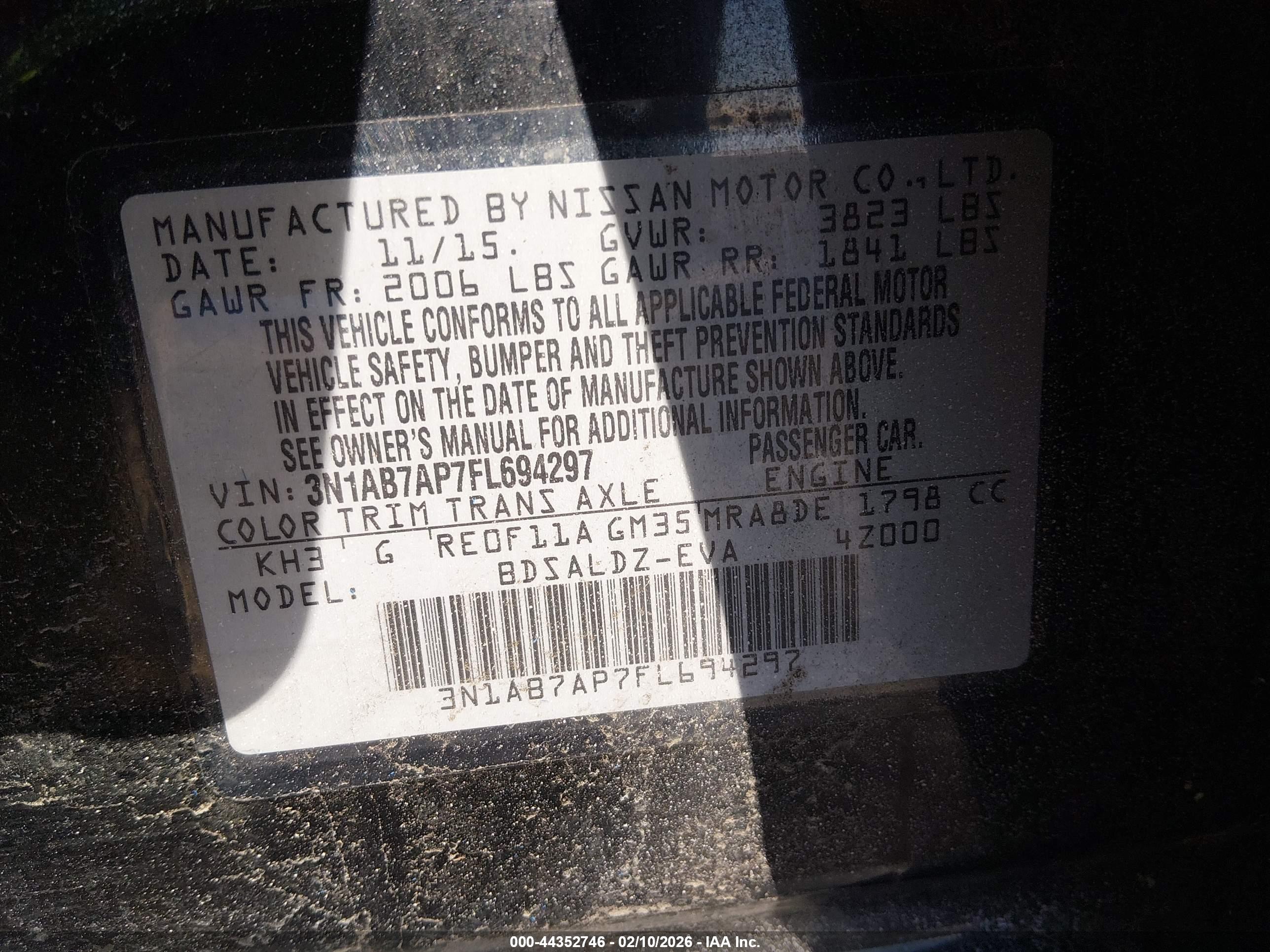 NISSAN SENTRA image 9