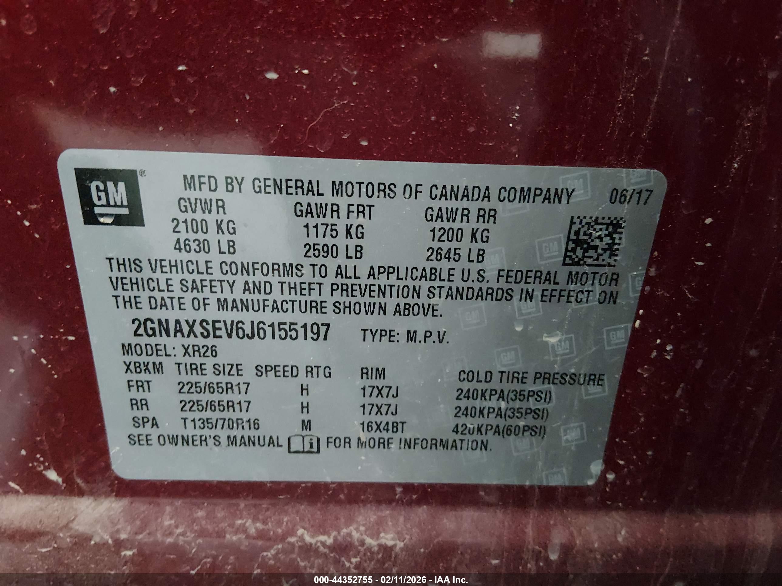 CHEVROLET EQUINOX image 9