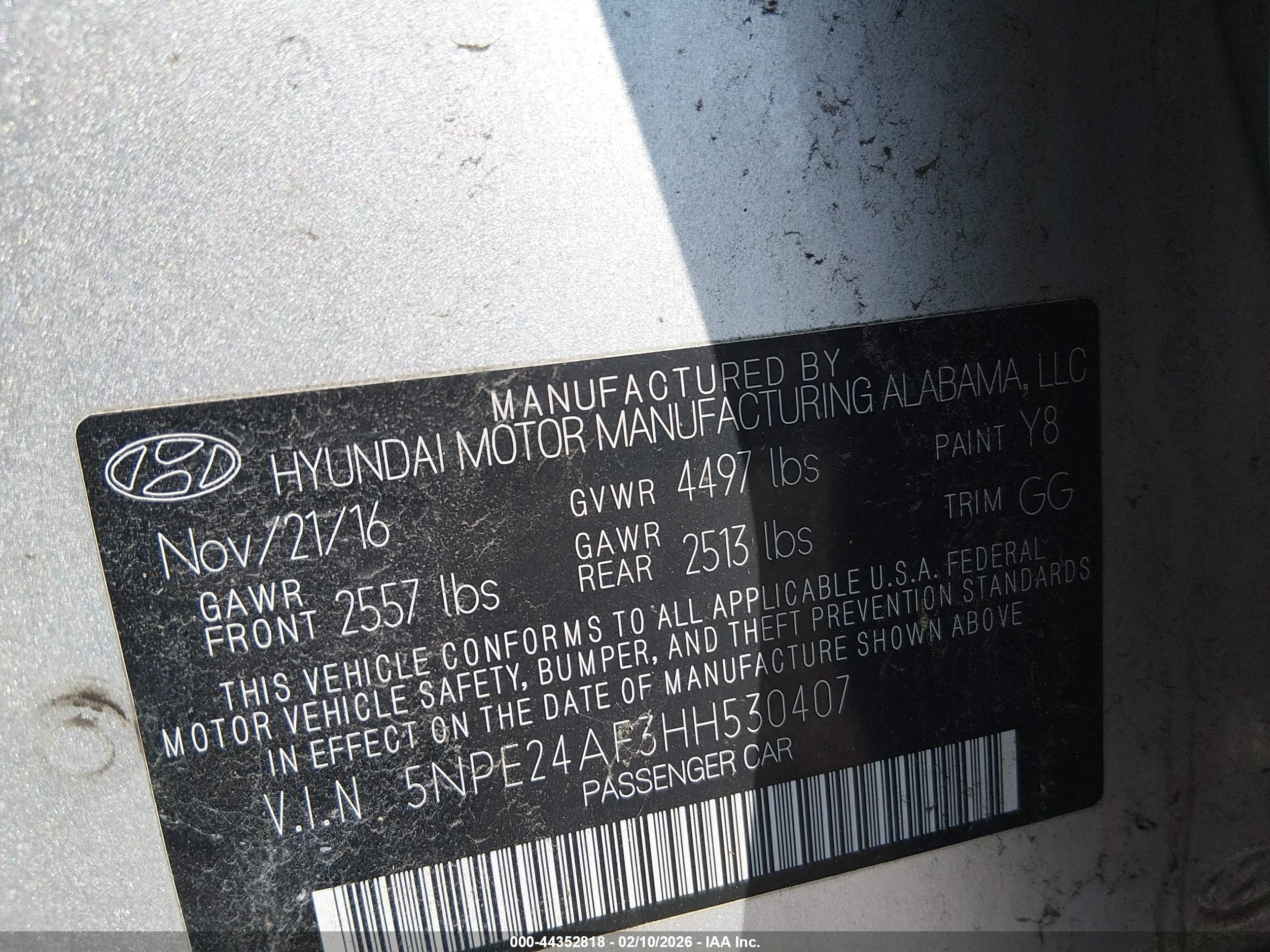 HYUNDAI SONATA image 9