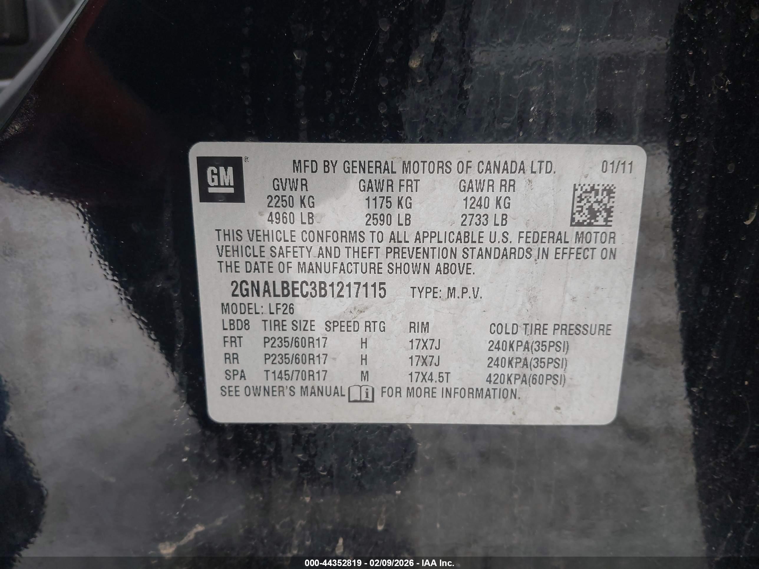 CHEVROLET EQUINOX image 9