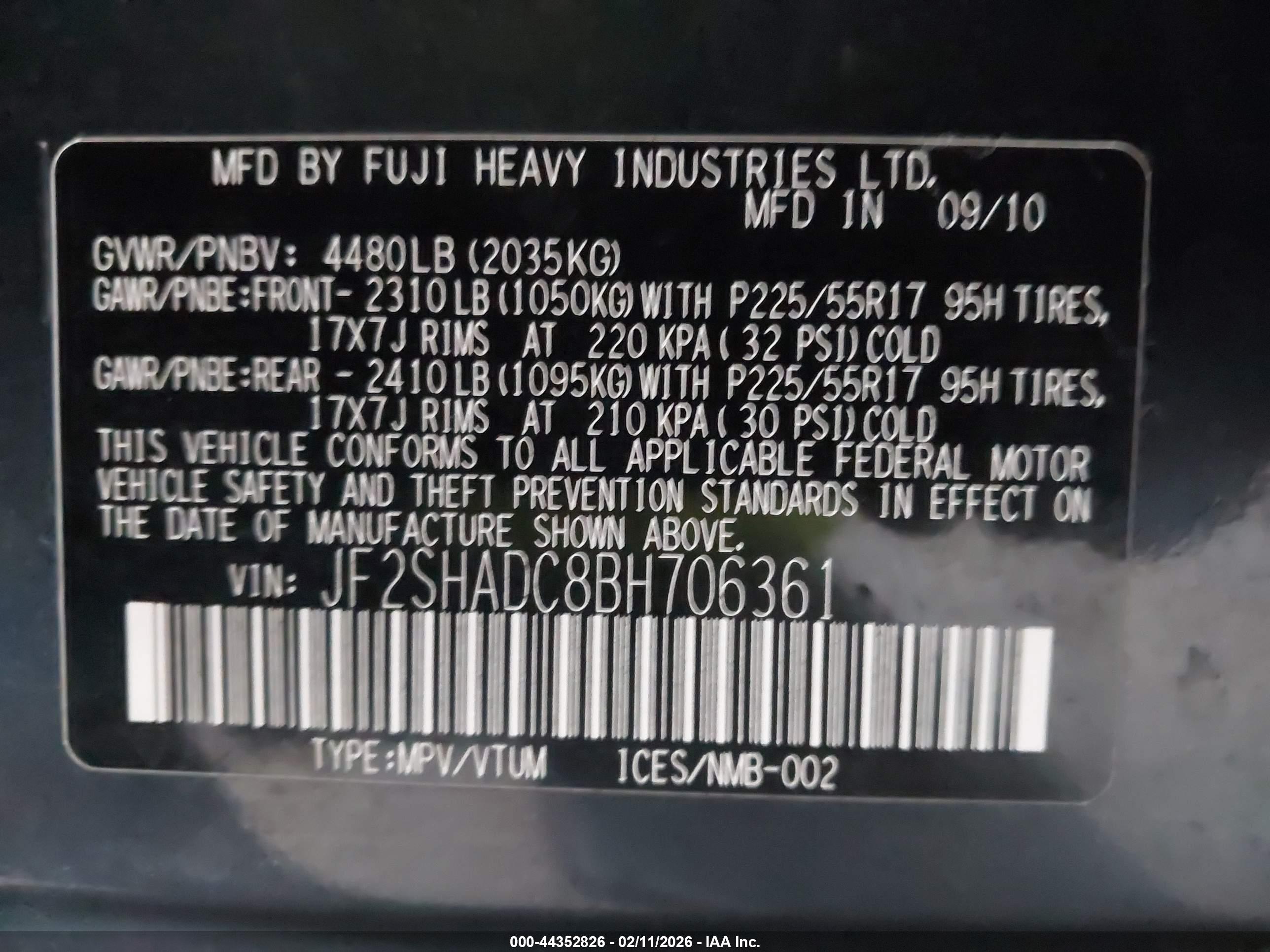 SUBARU FORESTER image 9