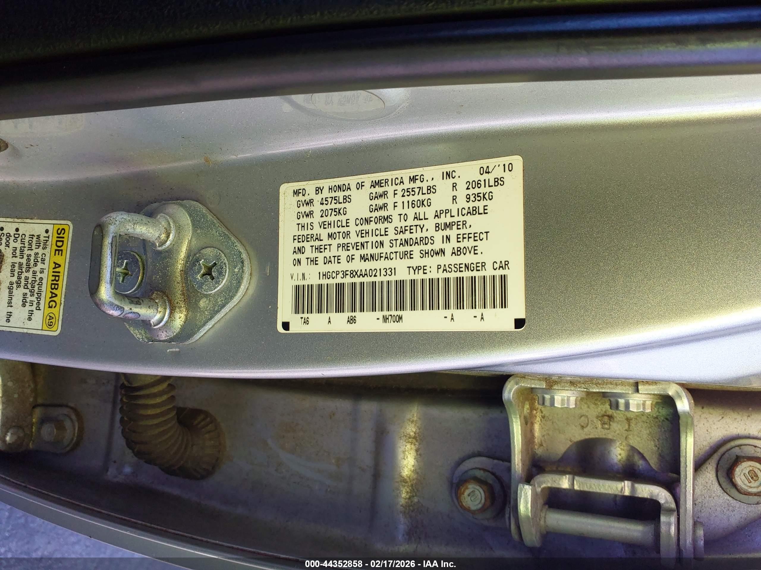 HONDA ACCORD image 9