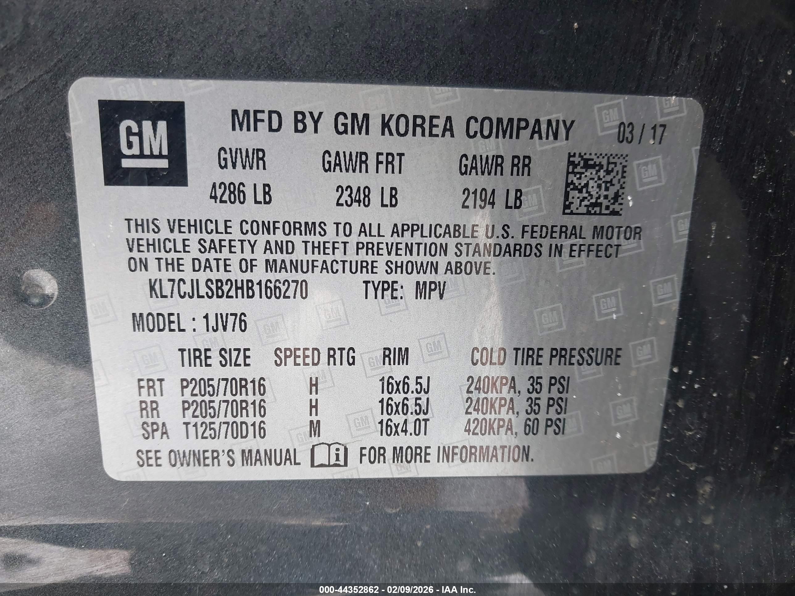 CHEVROLET TRAX image 9