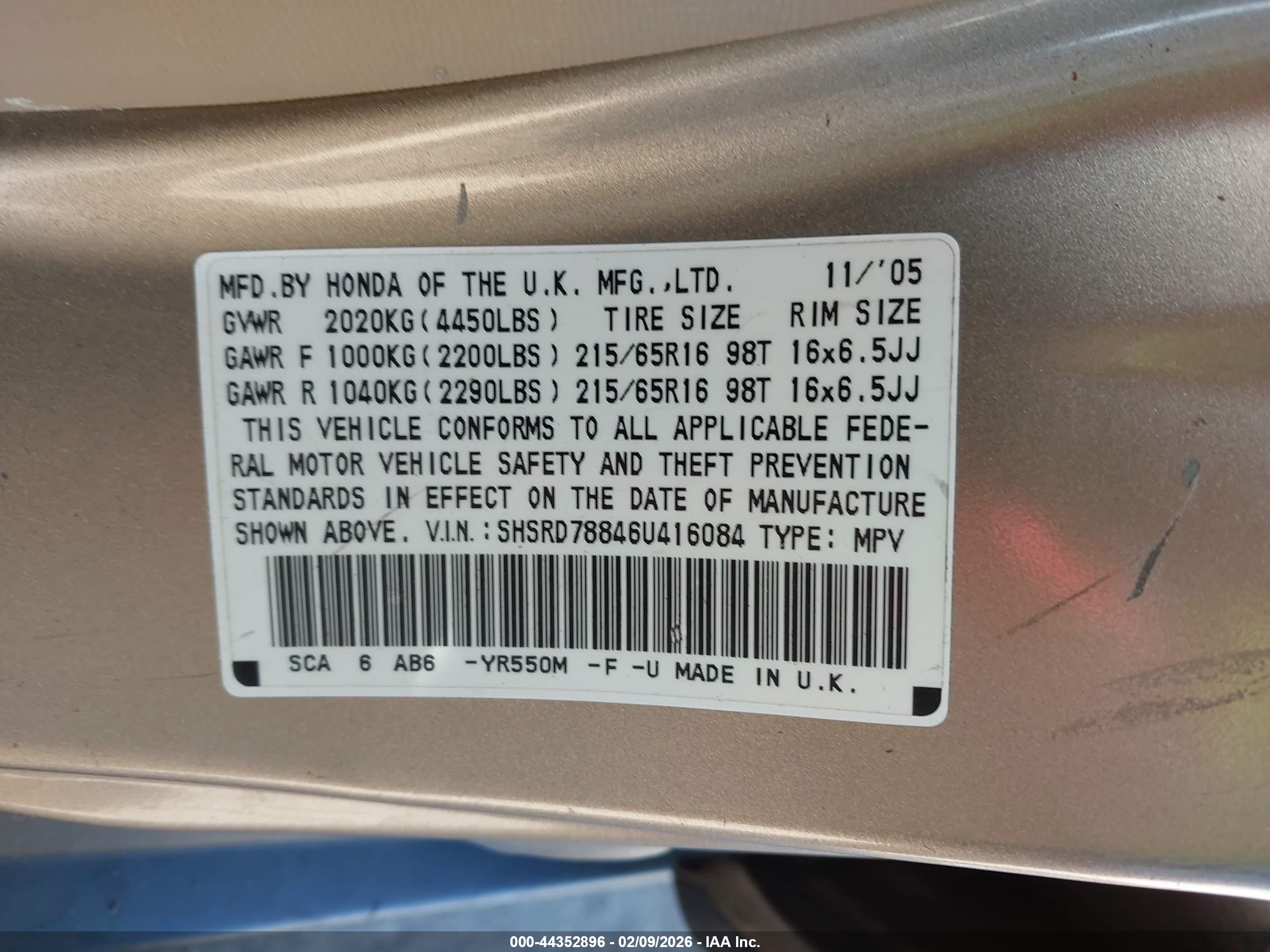 HONDA CR-V image 9