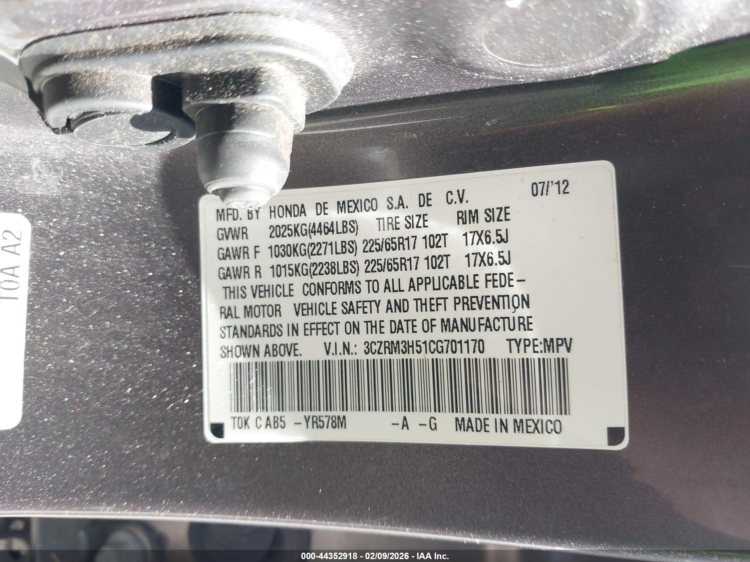 HONDA CR-V image 9