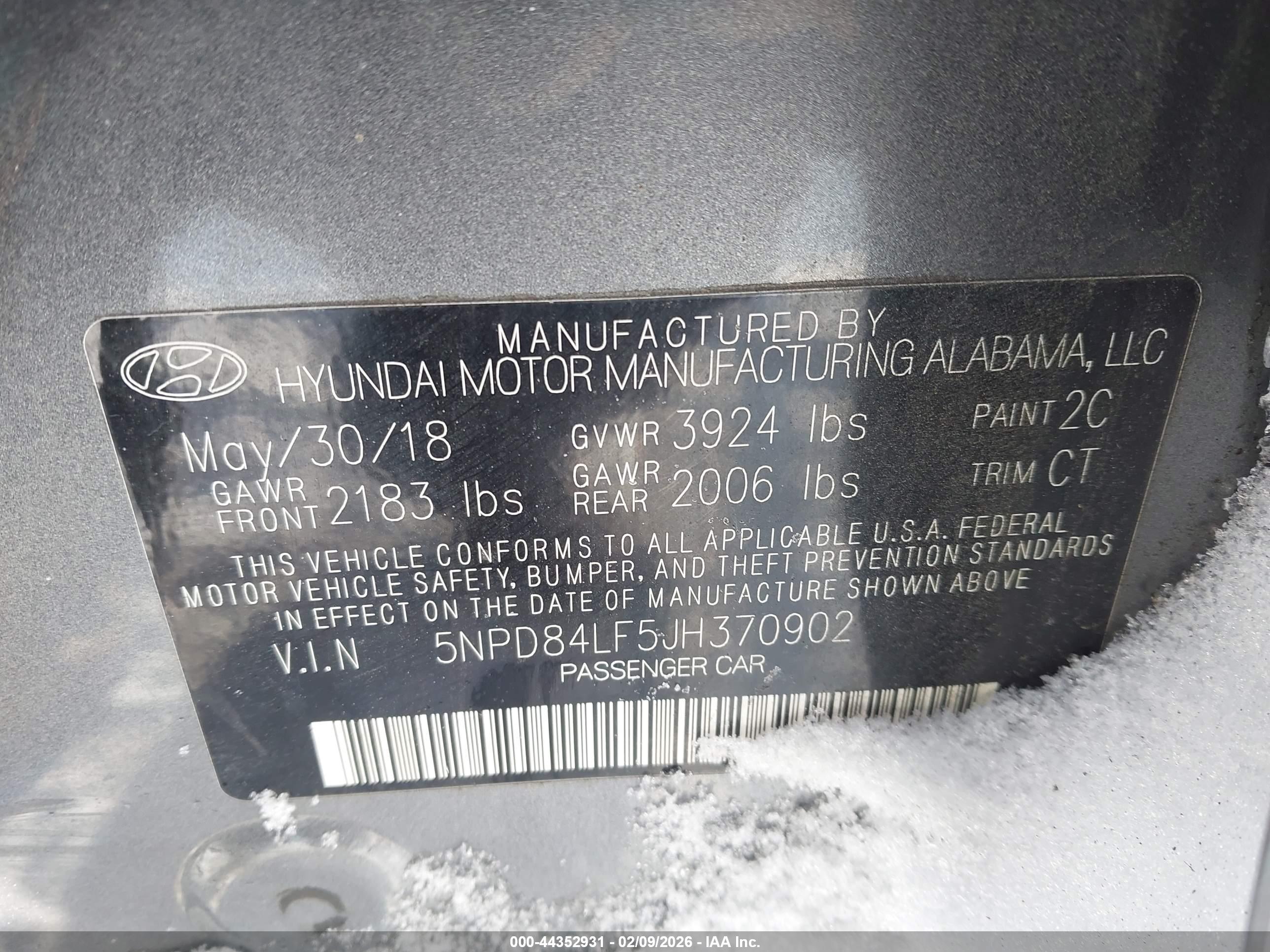 HYUNDAI ELANTRA image 9