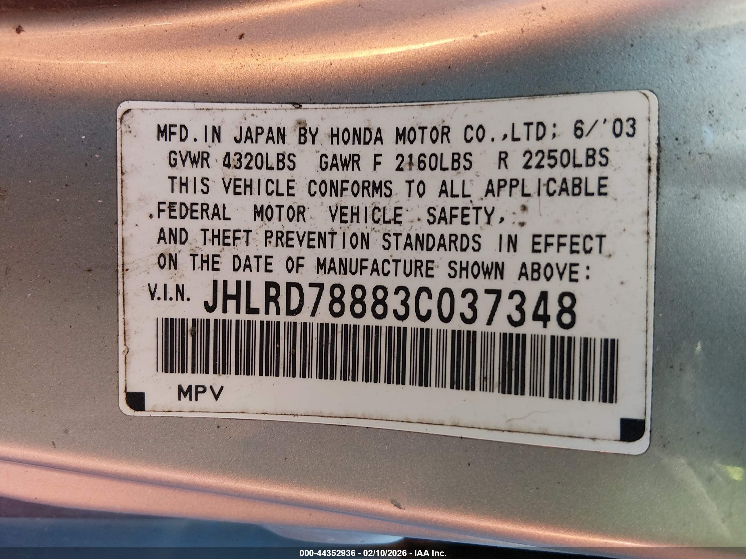 HONDA CR-V image 9