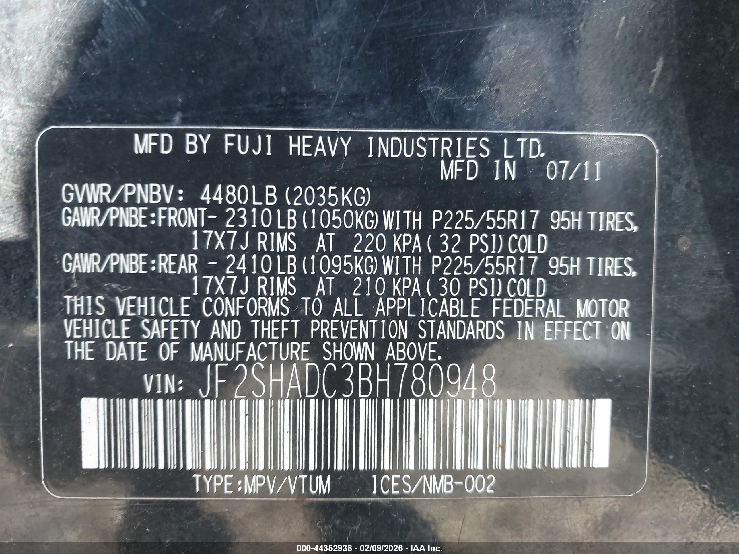 SUBARU FORESTER image 9