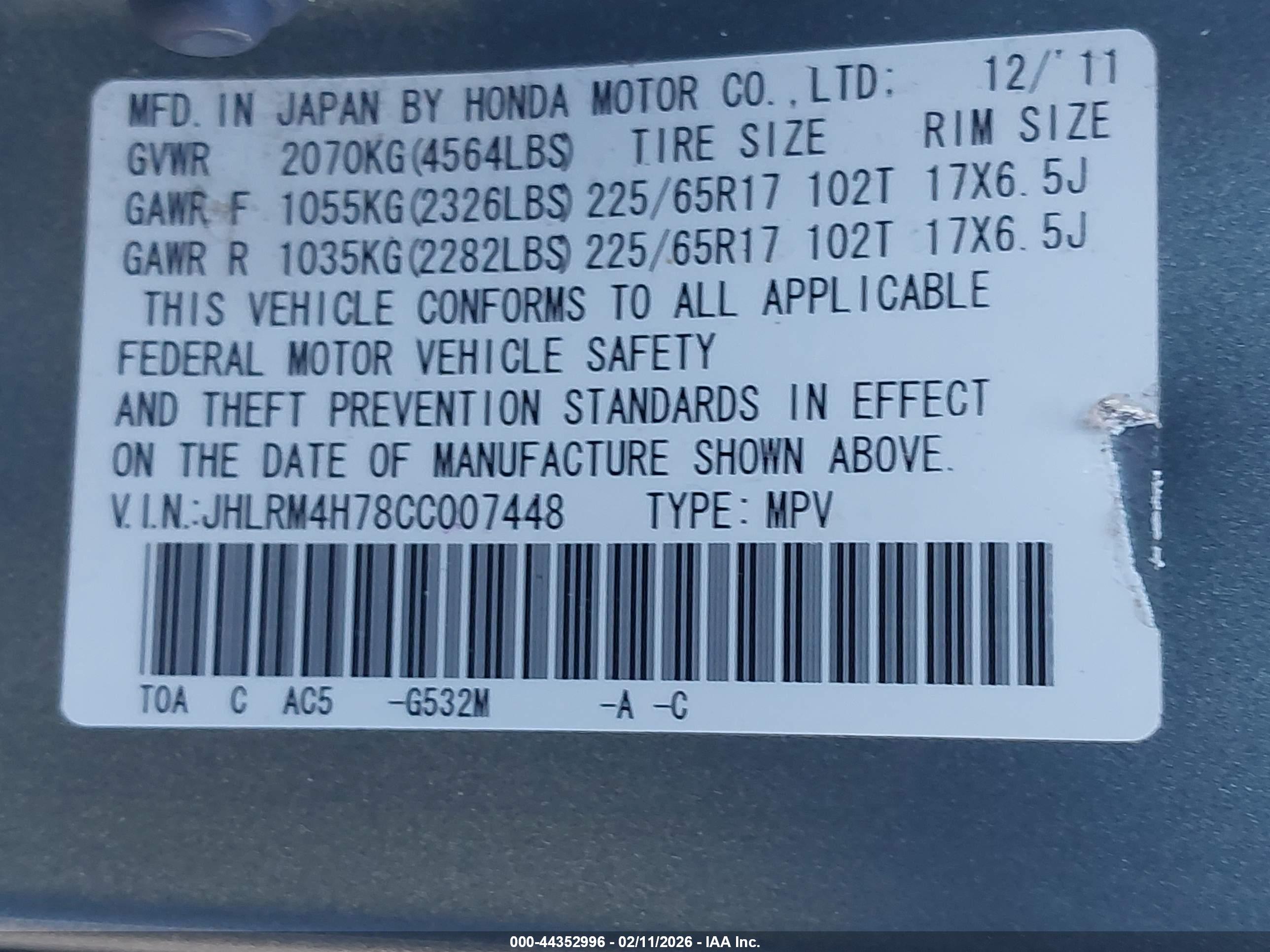 HONDA CR-V image 9