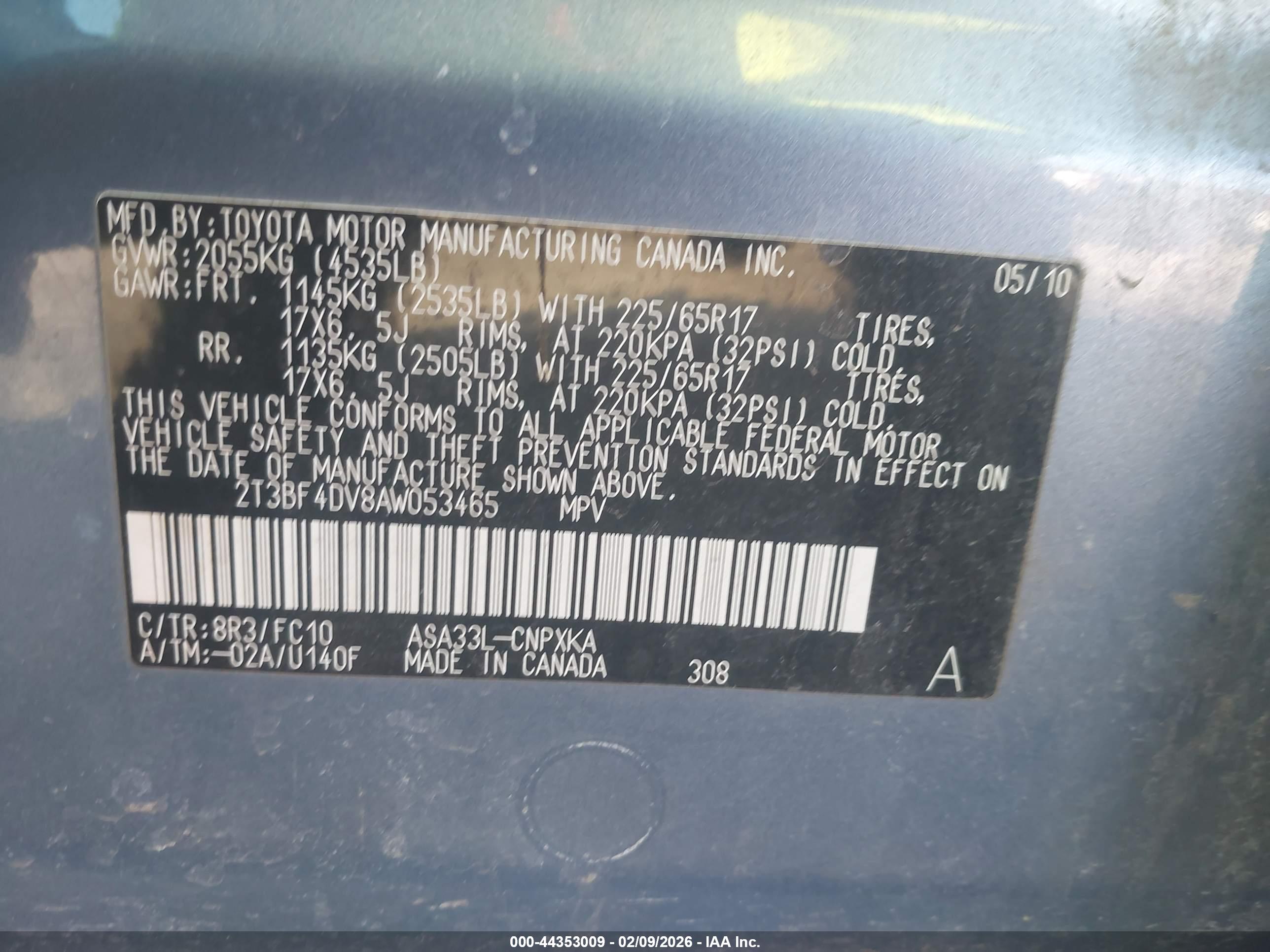 TOYOTA RAV4 image 9