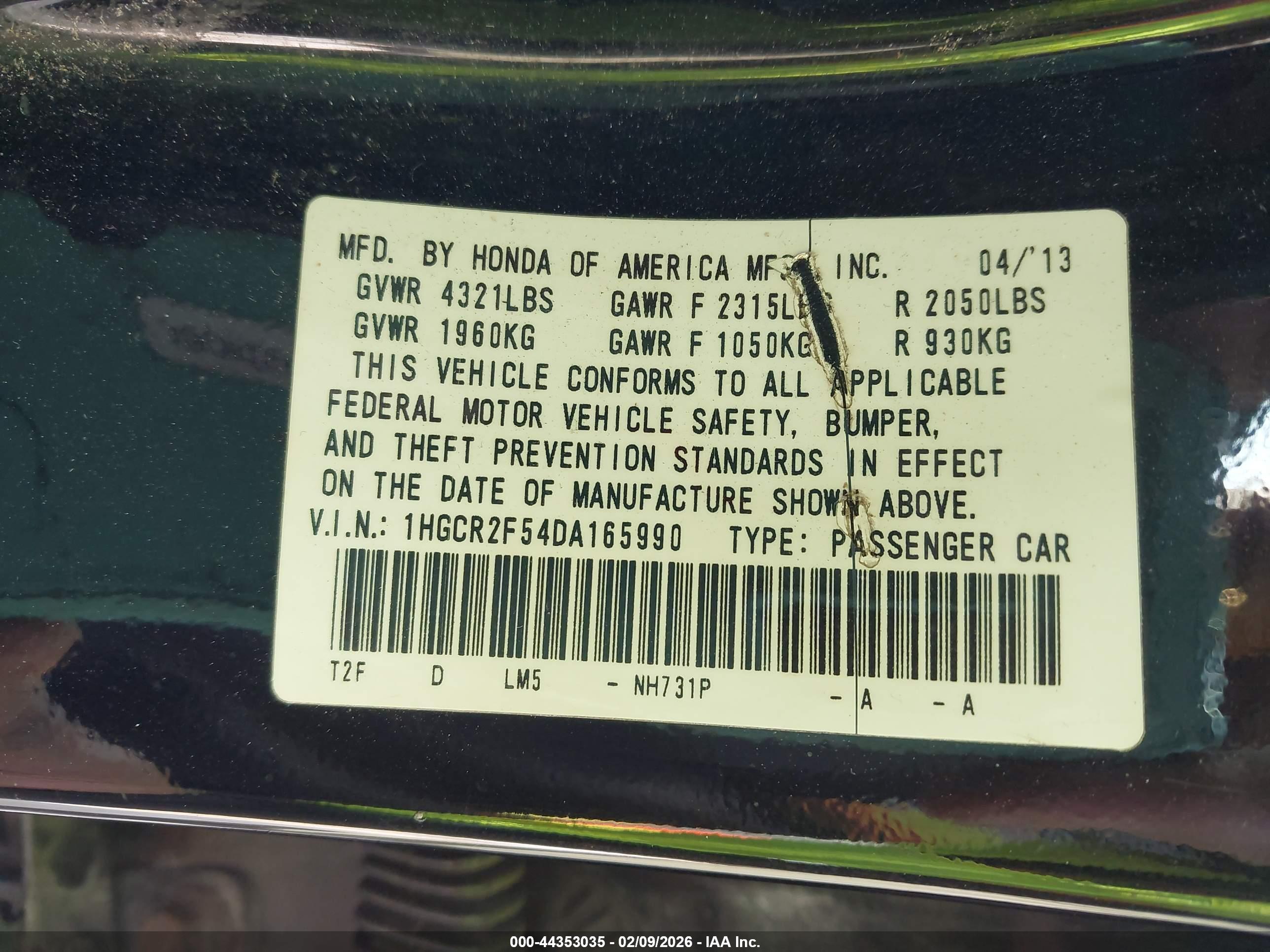 HONDA ACCORD image 9