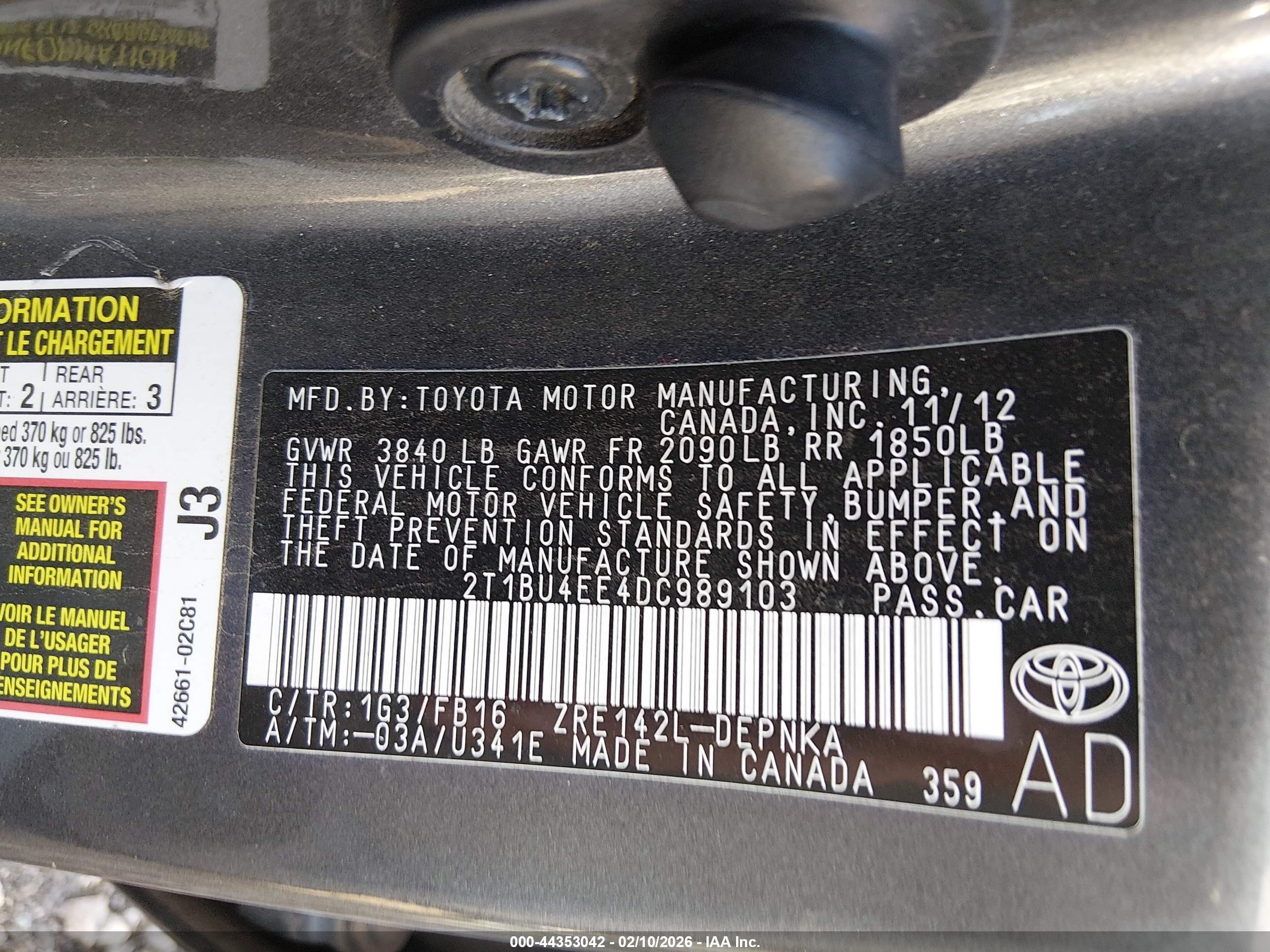TOYOTA COROLLA image 9