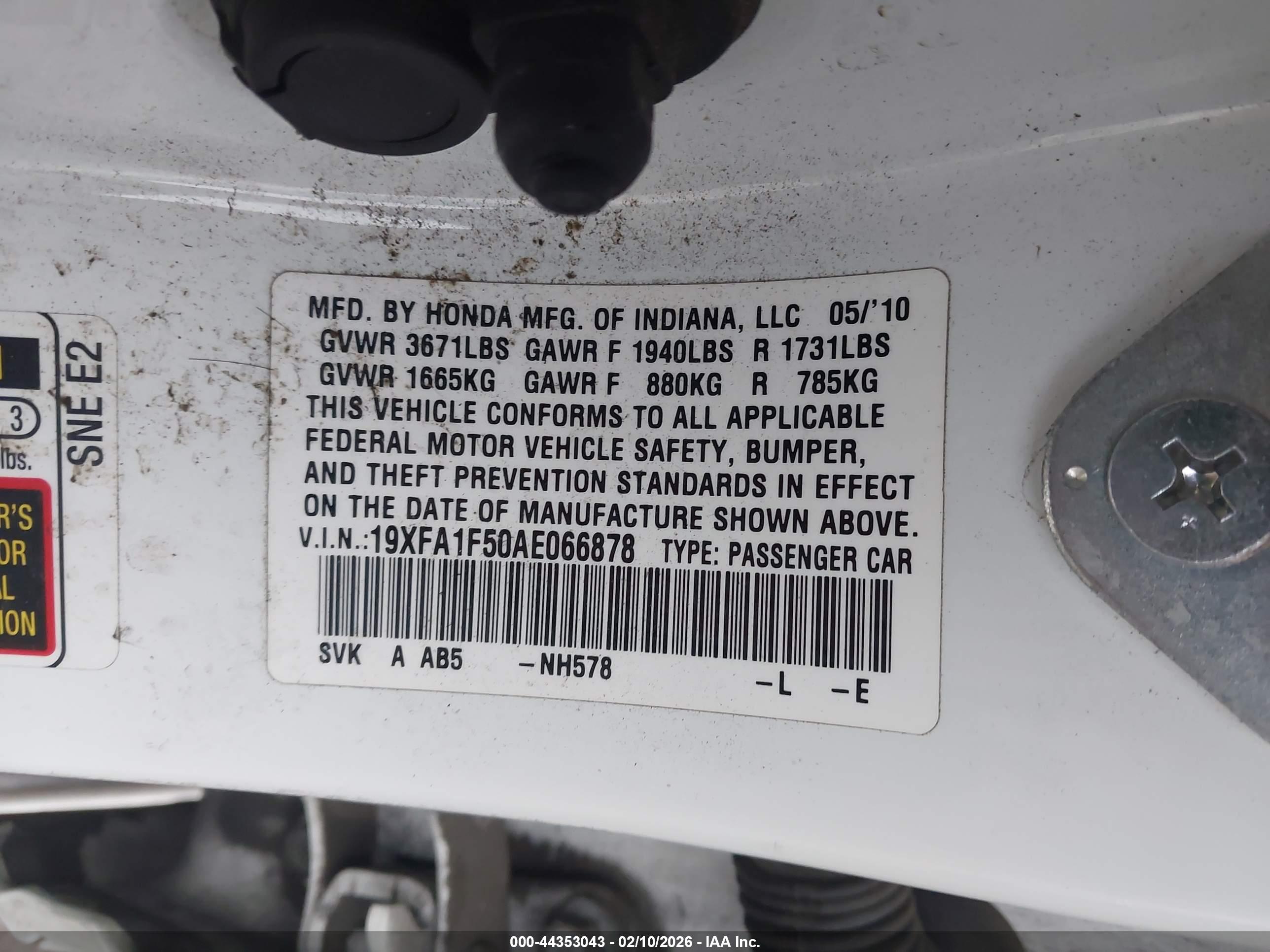 HONDA CIVIC image 9