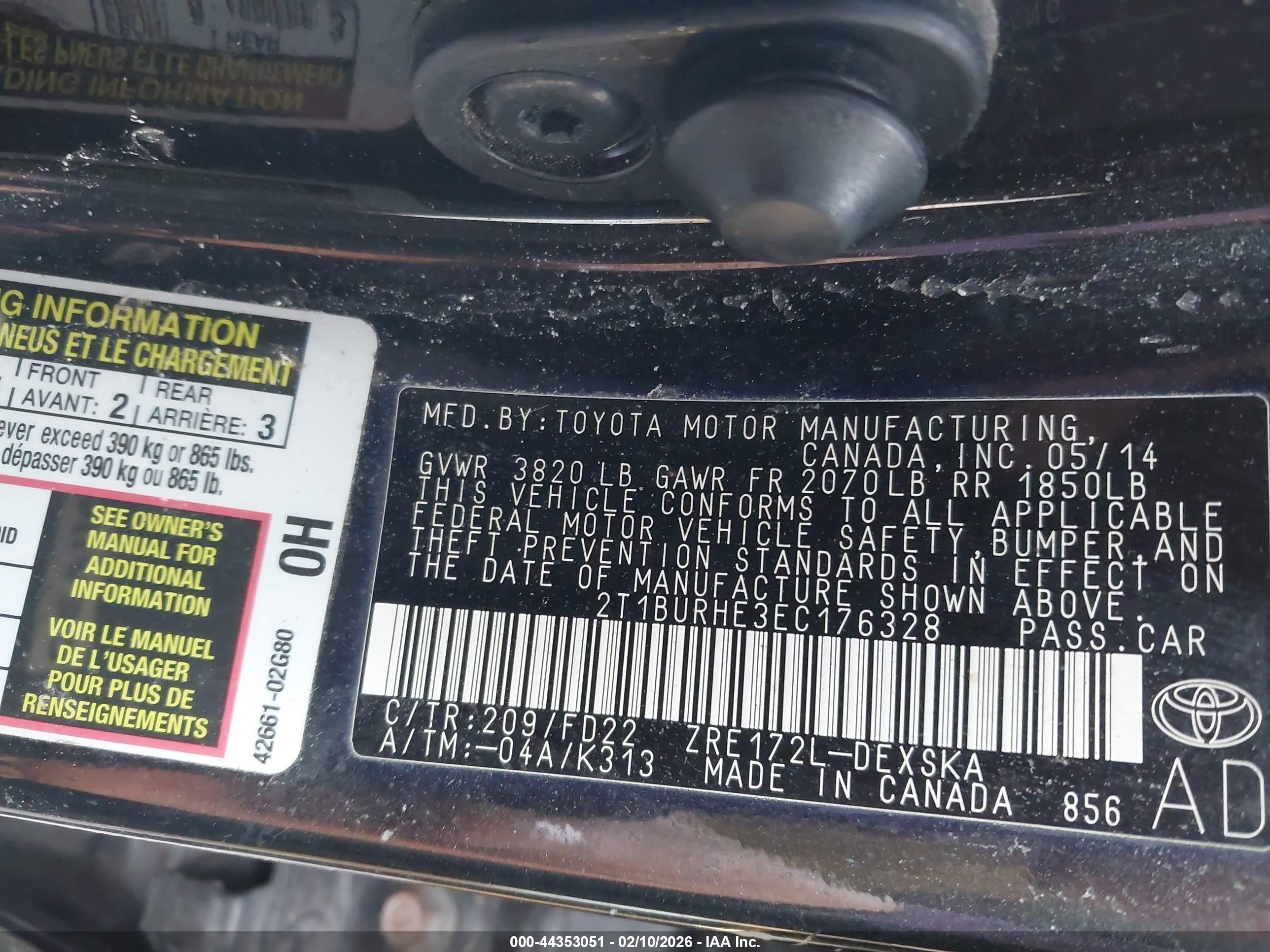 TOYOTA COROLLA image 9