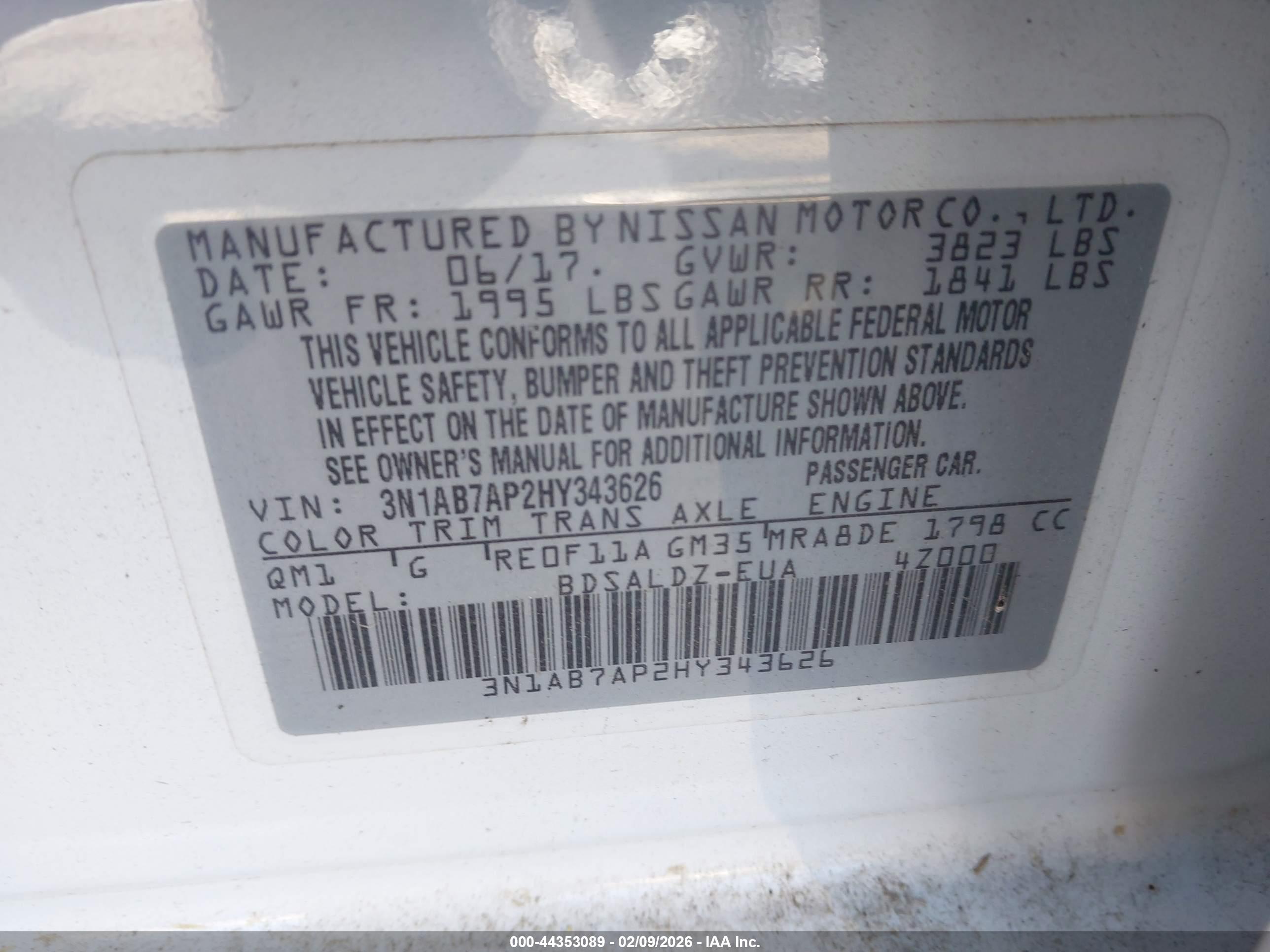 NISSAN SENTRA image 9