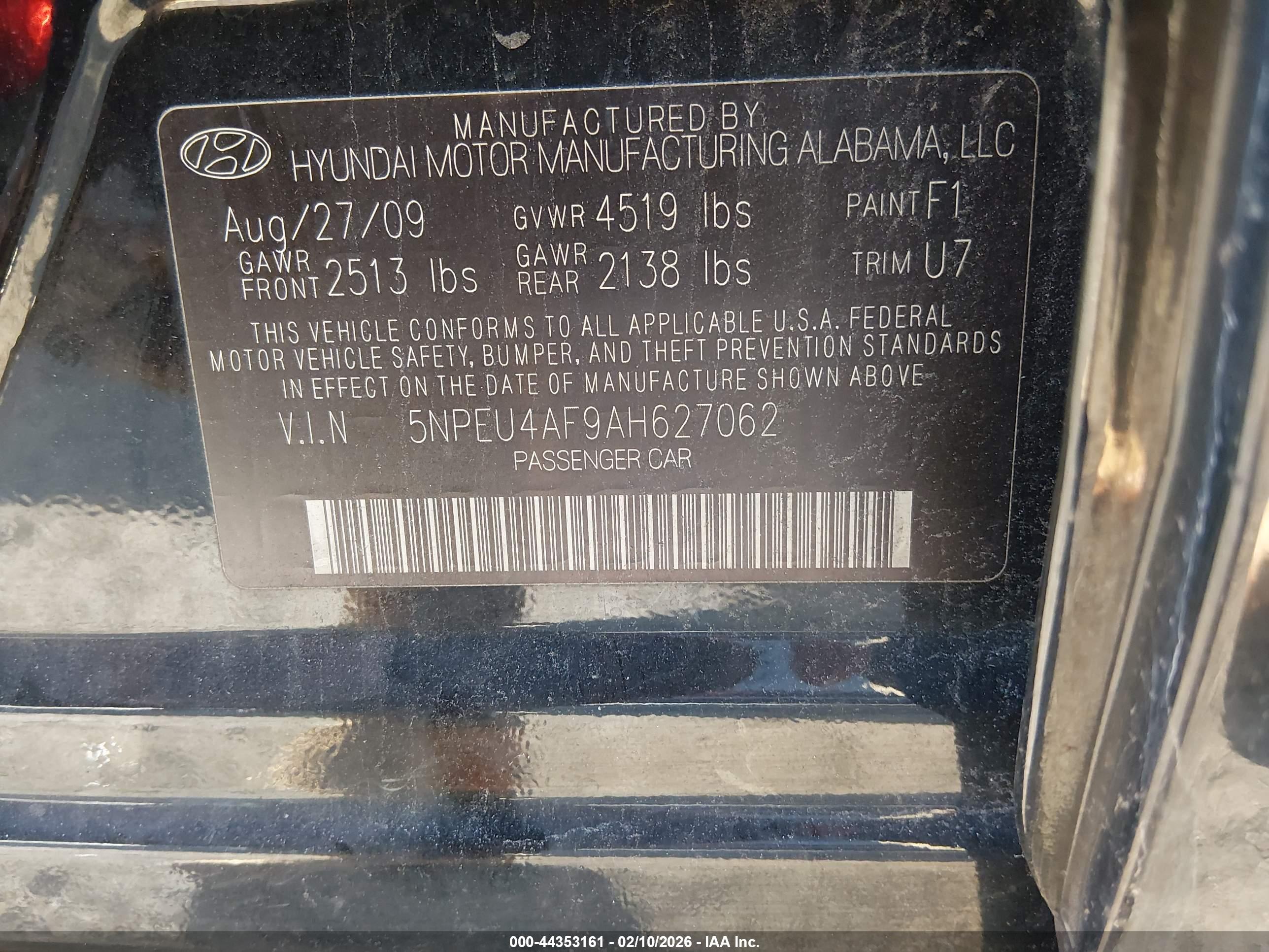 HYUNDAI SONATA image 9