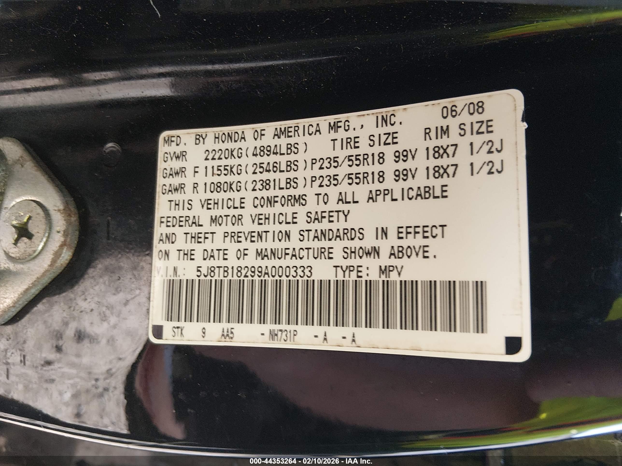 ACURA RDX image 9
