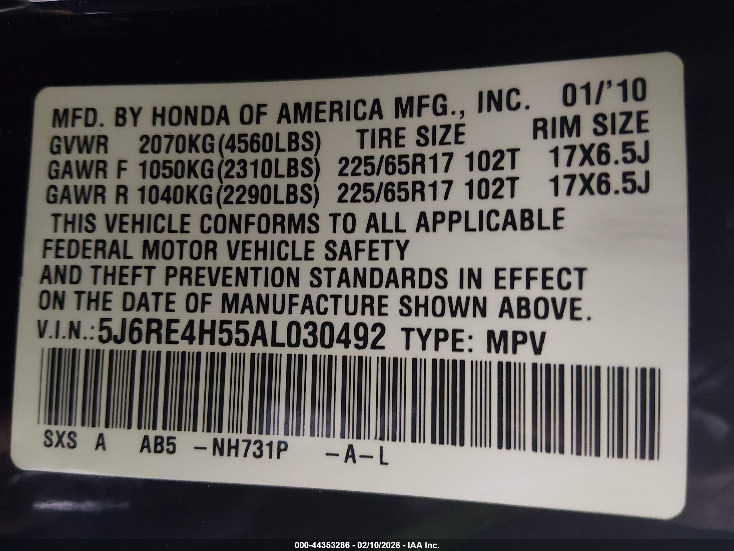 HONDA CR-V image 9