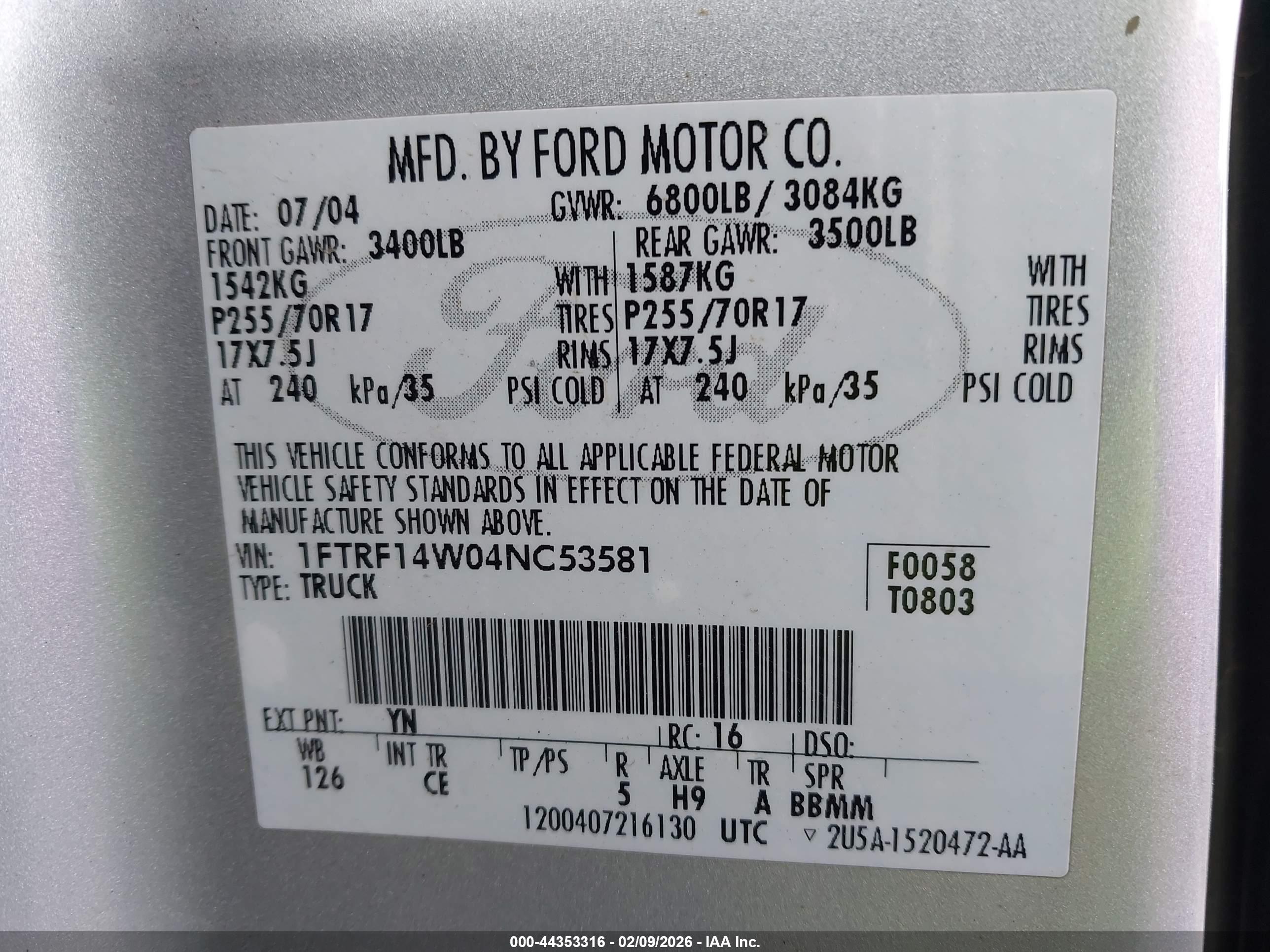 FORD F-150 image 9