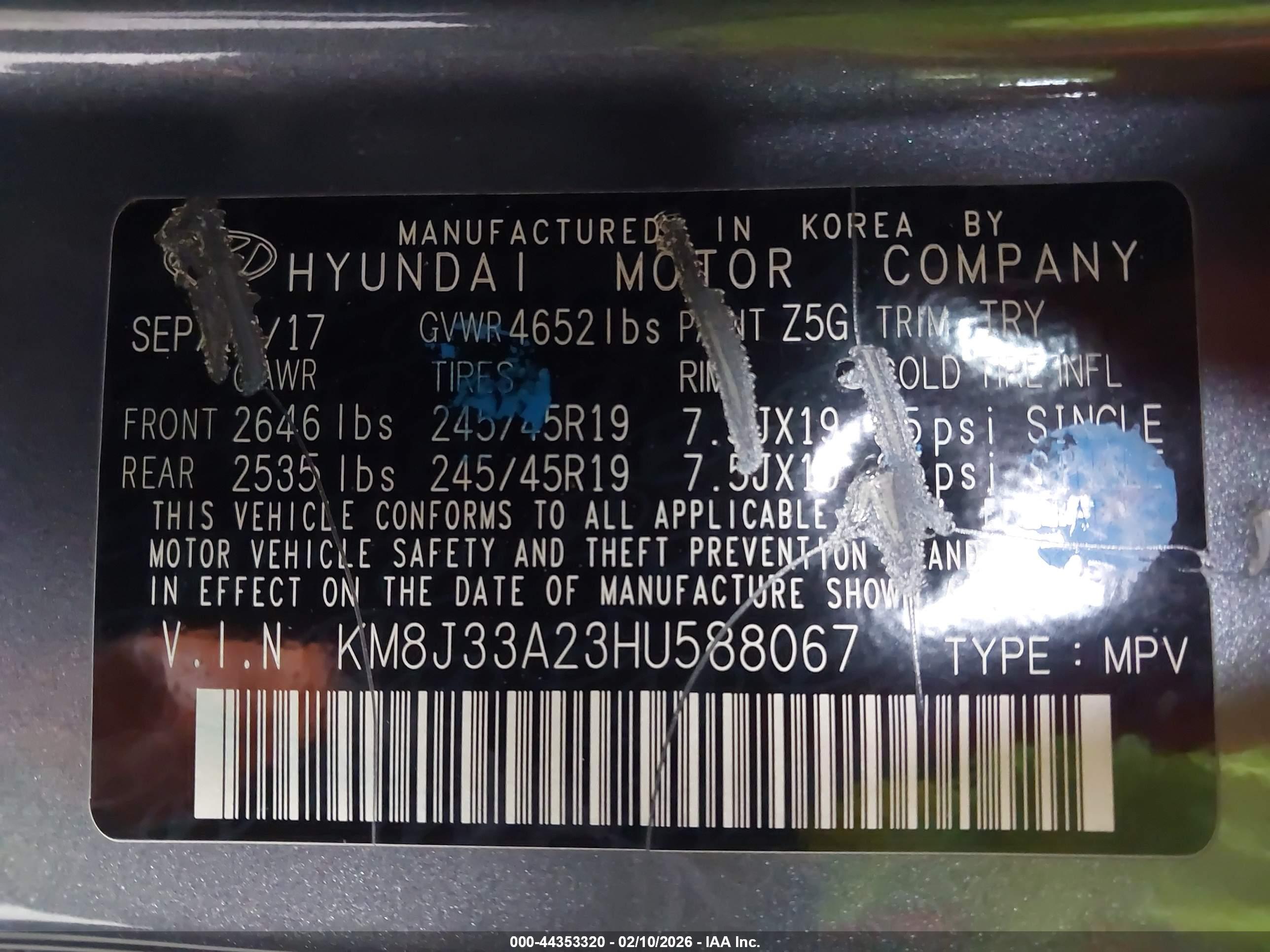 HYUNDAI TUCSON image 9